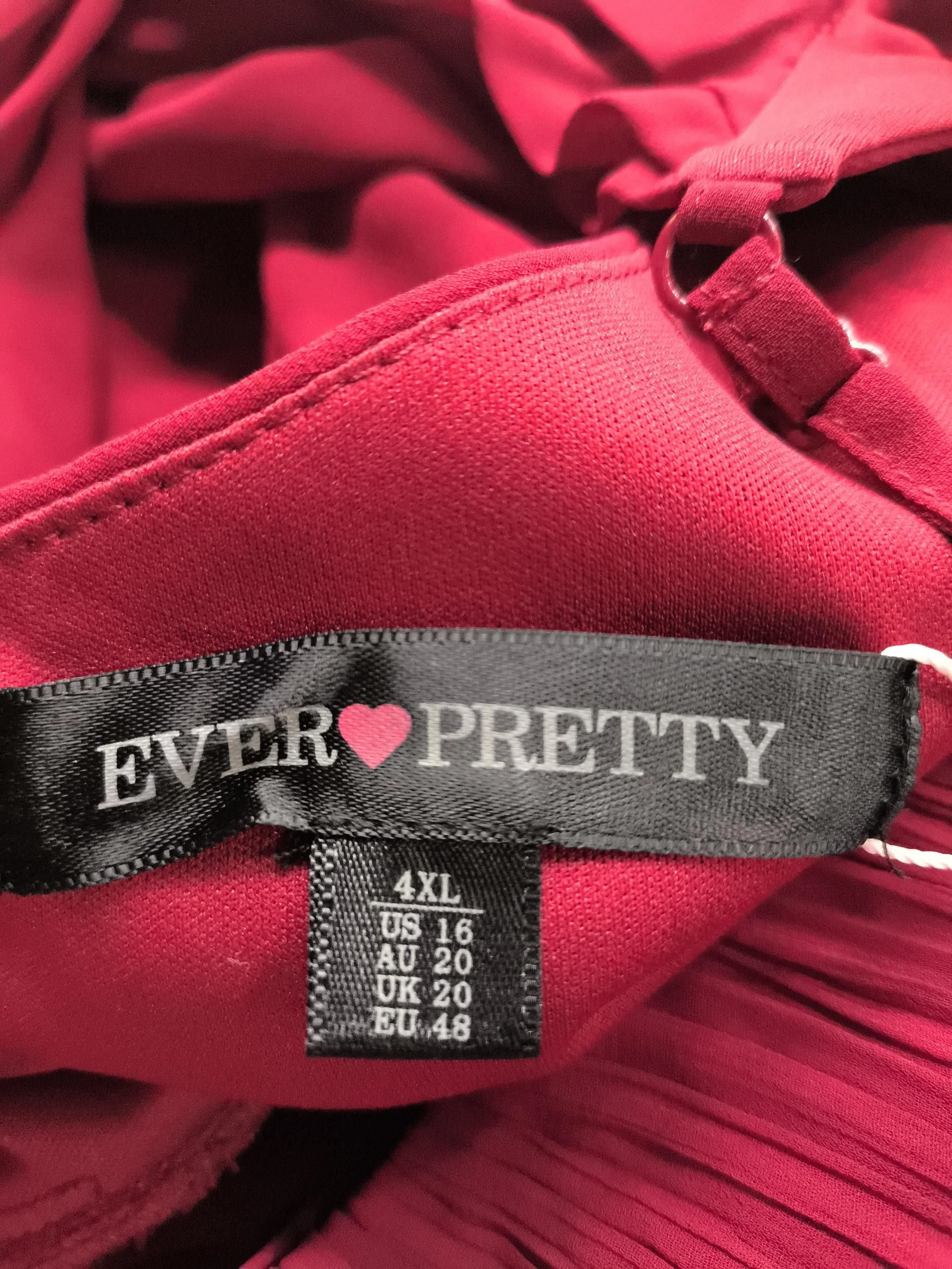 Ever-Pretty Maxi Dress UK20 in Red - Image 5