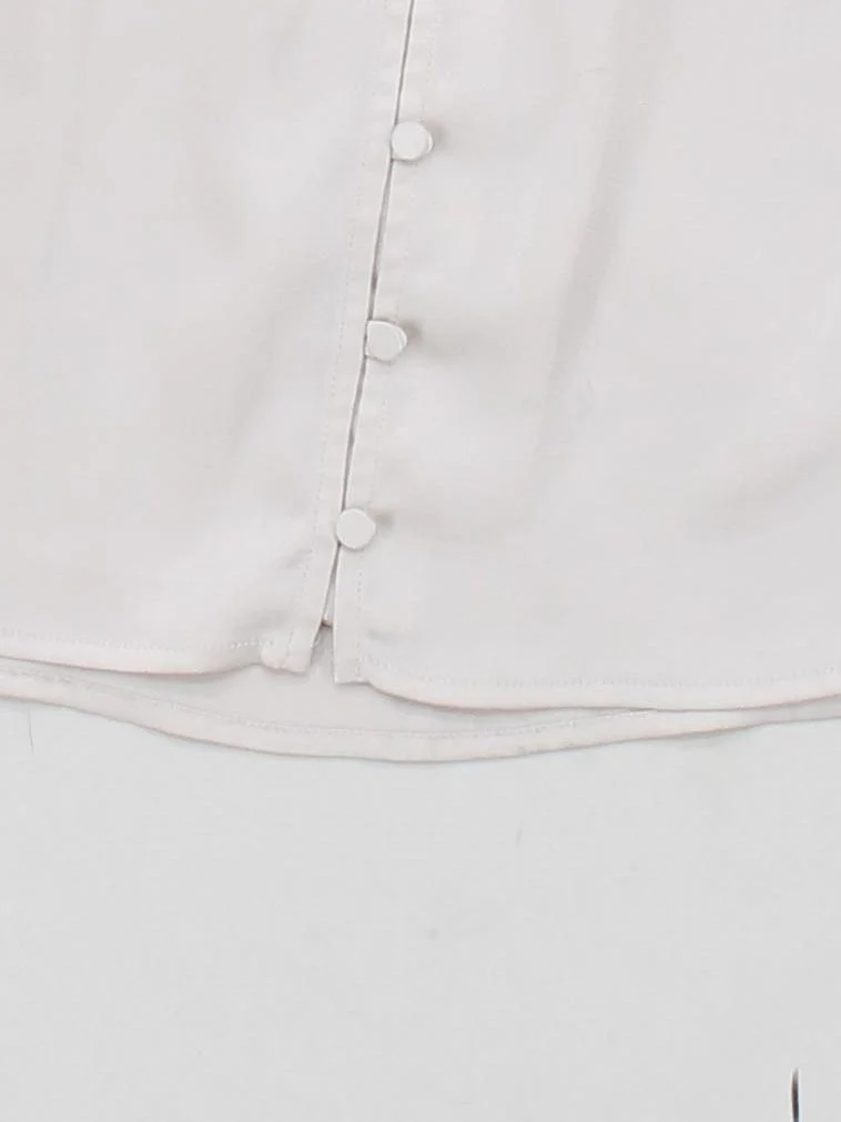 Ever Reve Women's Top M Cream 100% Polyester Sleeveless V-Neck Basic - Image 4