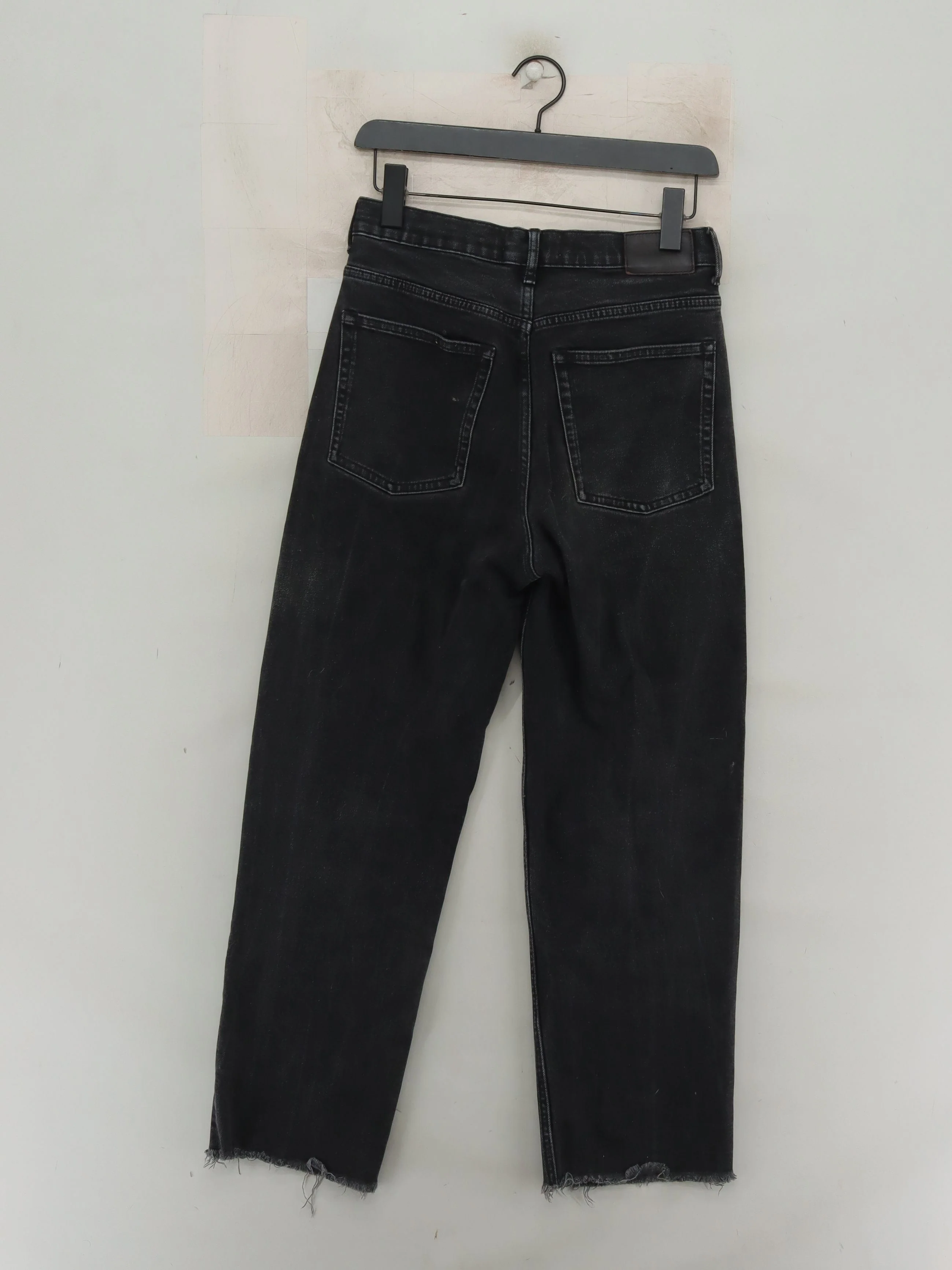 Everlane Men's Jeans W 38 in Black Cotton with Elastane Straight - Image 2
