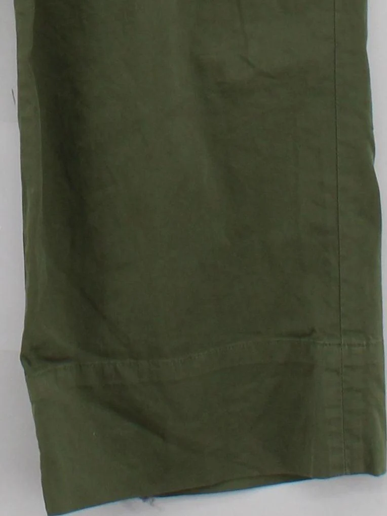Everlane Men's Trousers M Green Cotton with Elastane Wide-Leg Chino - Image 4
