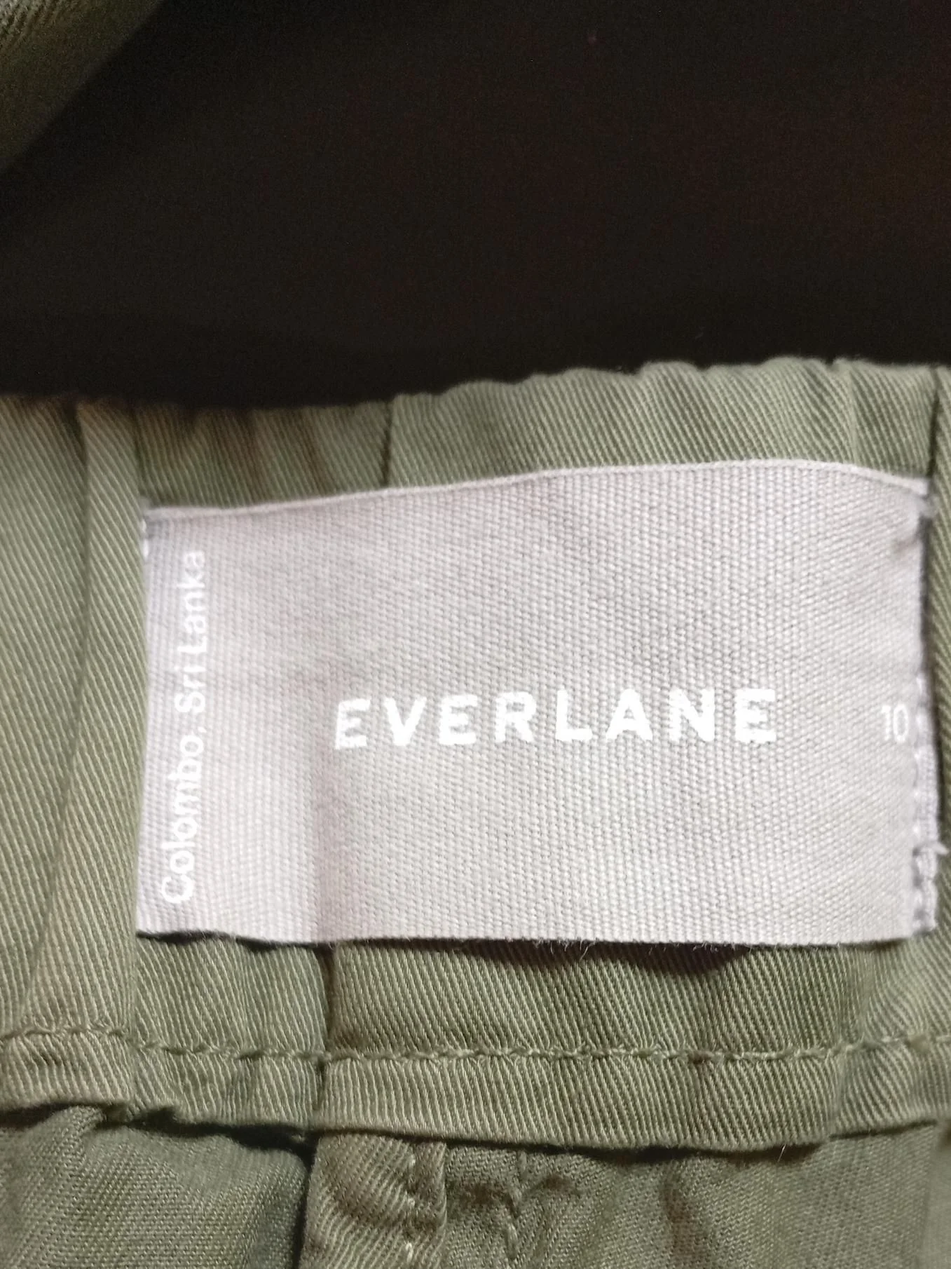 Everlane Men's Trousers M Green Cotton with Elastane Wide-Leg Chino - Image 5