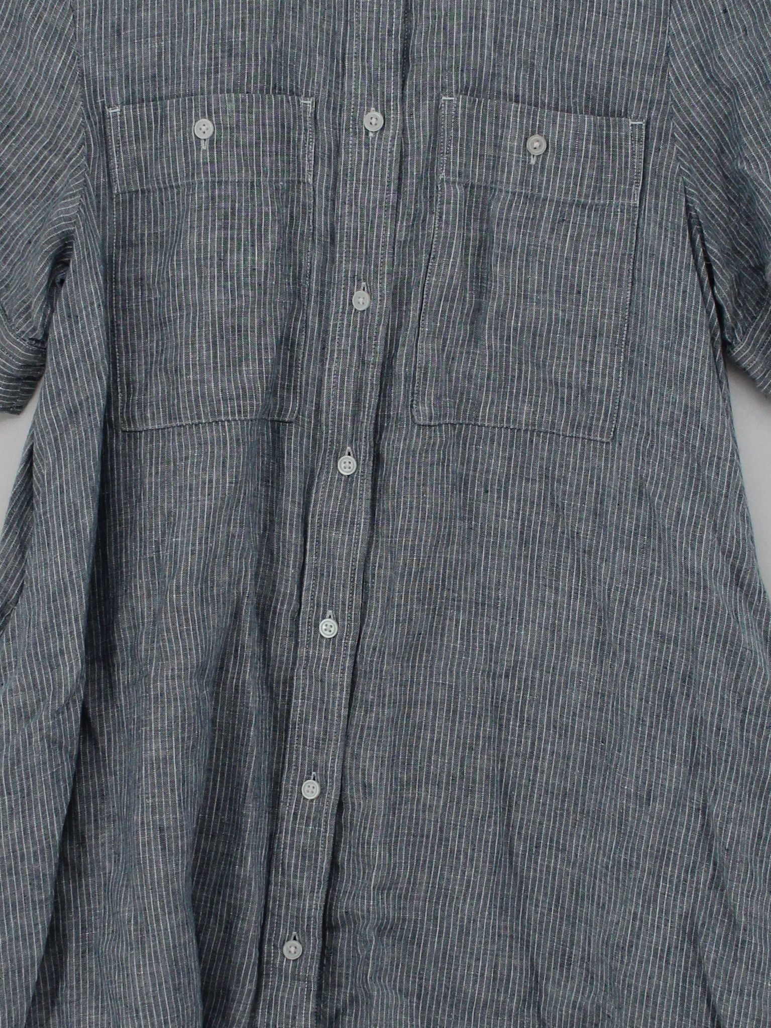 Everlane Shirt Mini Dress UK10 in Blue - Image 3