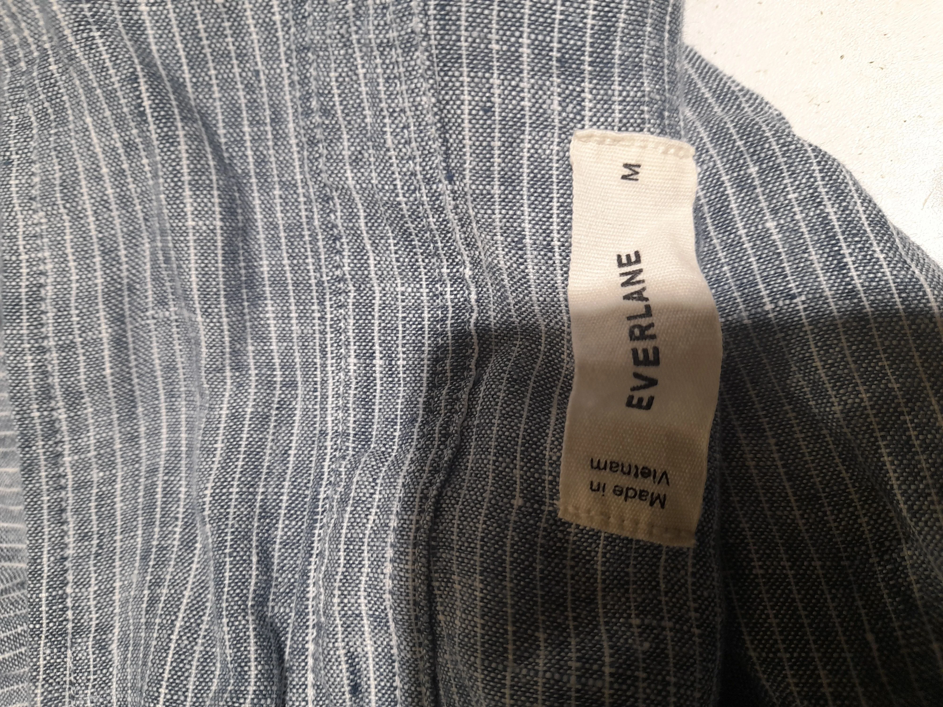 Everlane Shirt Mini Dress UK10 in Blue - Image 5