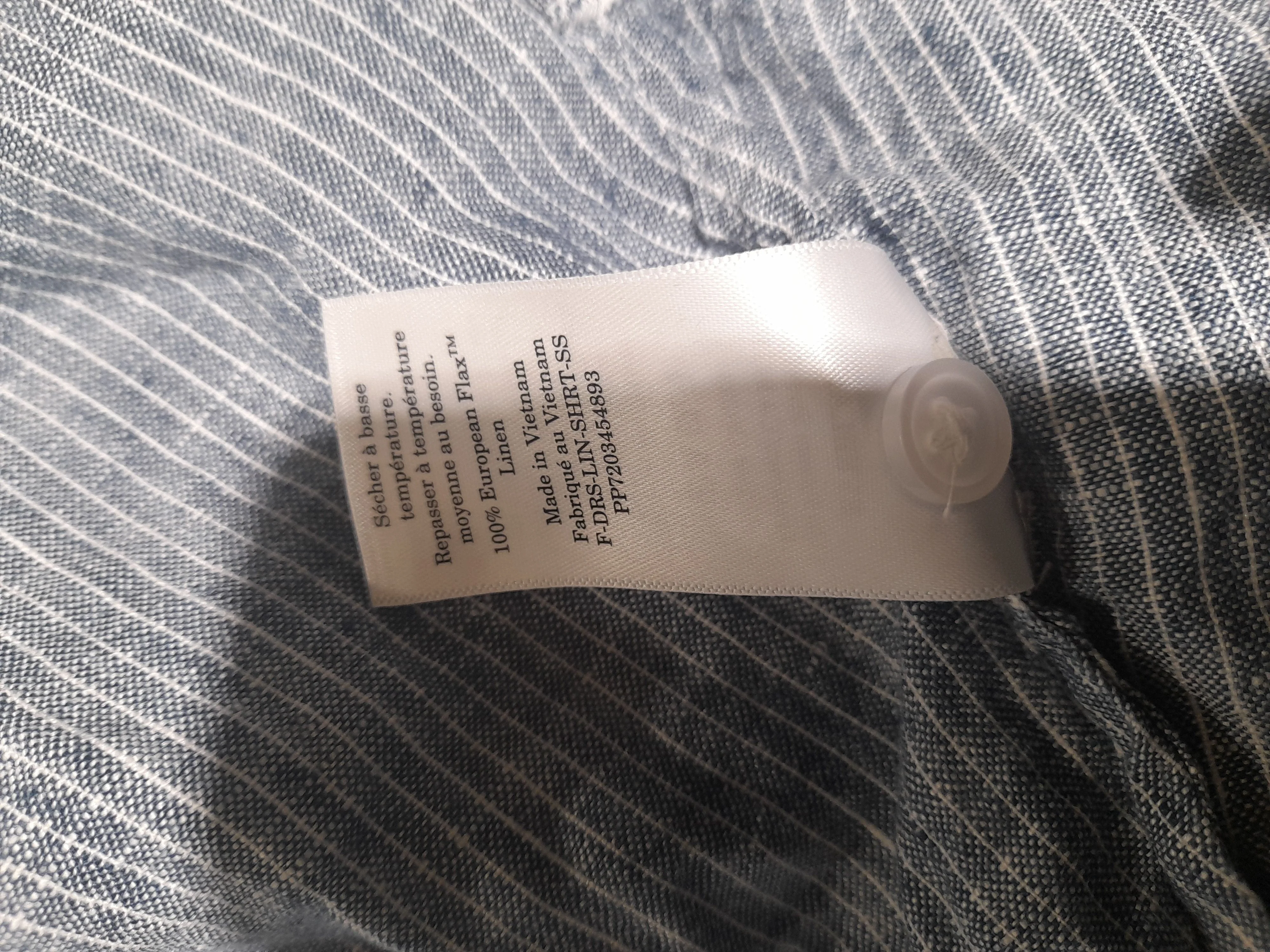 Everlane Shirt Mini Dress UK10 in Blue - Image 6