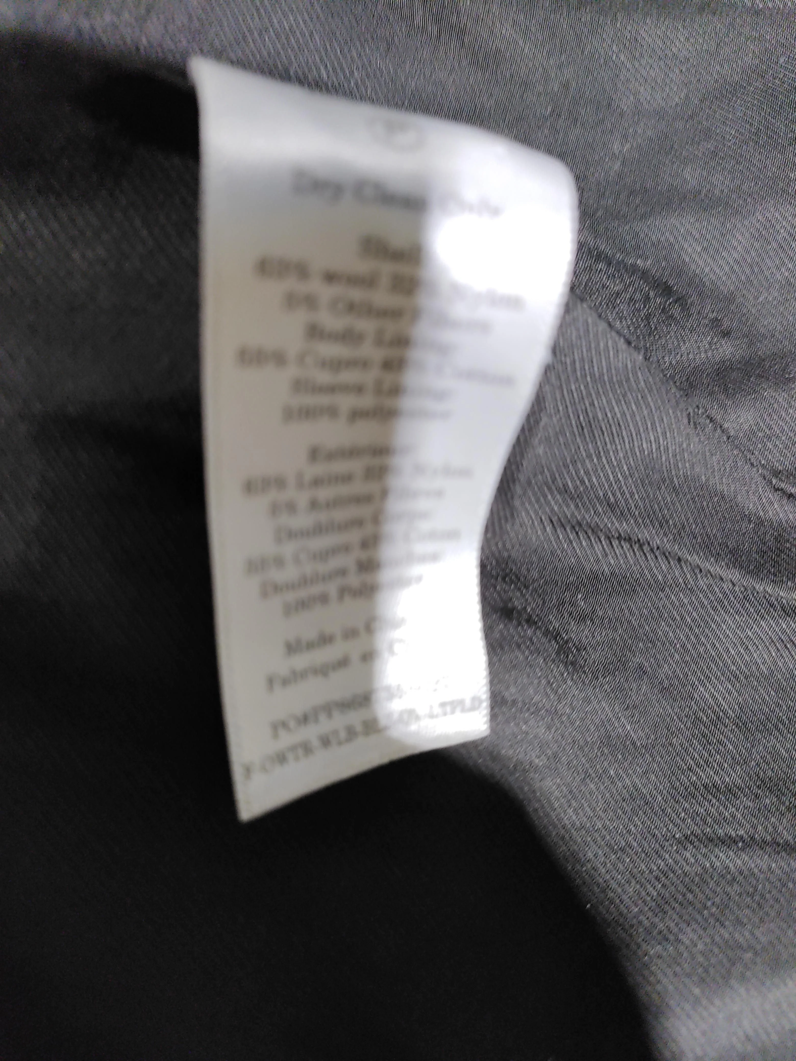 Everlane Women's Blazer UK 10 Grey Wool with Nylon, Other, Acrylic Overcoat - Image 6