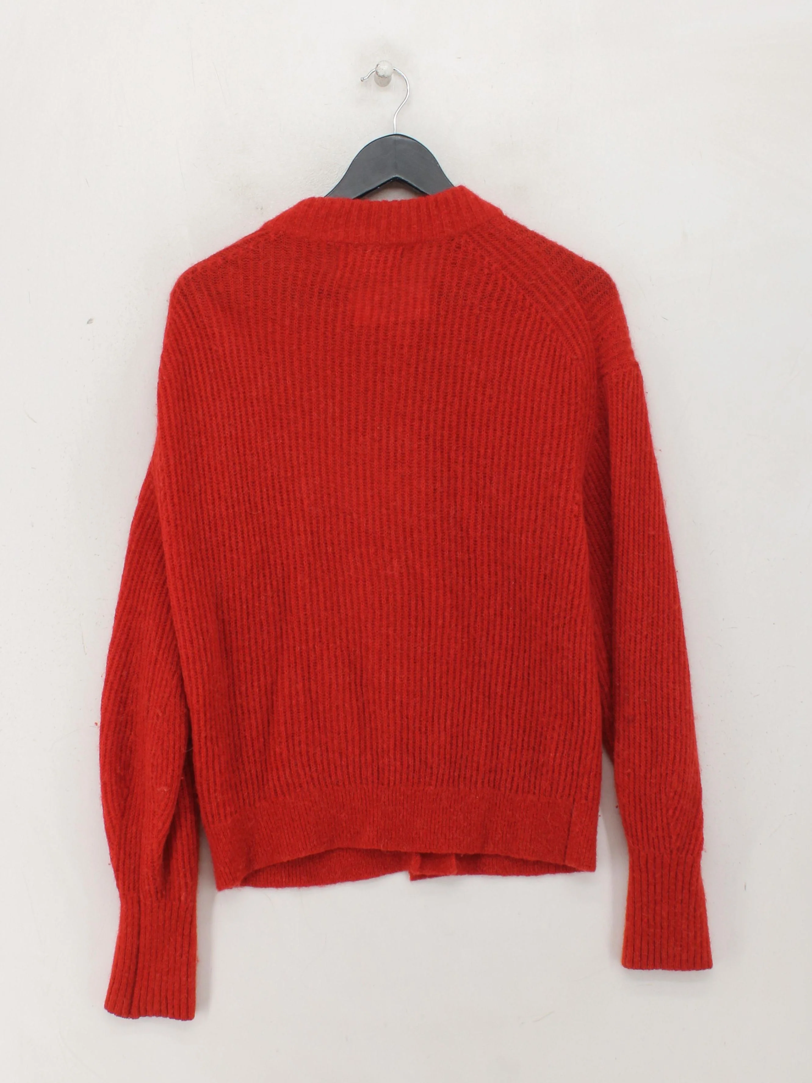 Everlane Women's Cardigan M Red Other with Nylon, Wool Round Neck Cardigan - Image 2