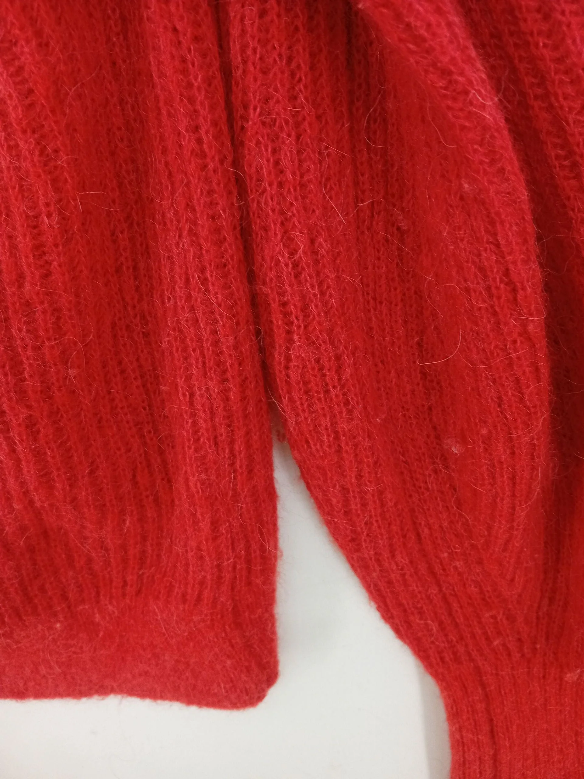 Everlane Women's Cardigan M Red Other with Nylon, Wool Round Neck Cardigan - Image 5