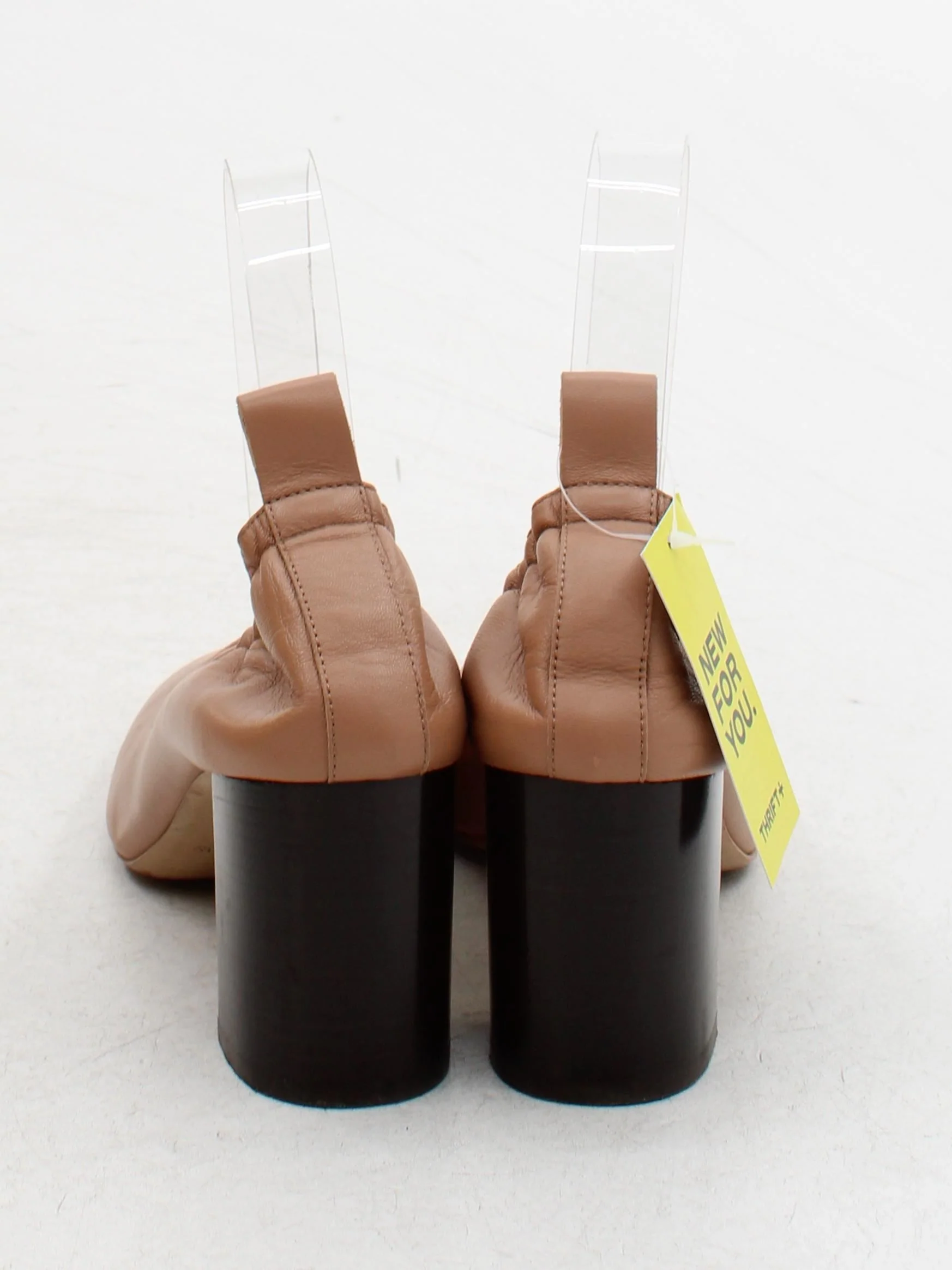 Everlane Women's Heels UK 7.5 Tan 100% Leather Court - Image 3