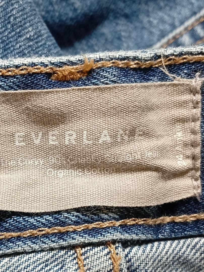 Everlane Women's Jeans W 24 in Blue 100% Cotton Straight - Image 5