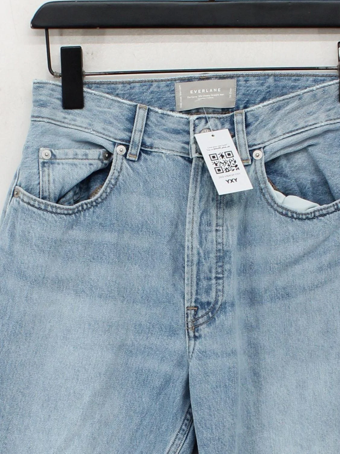 Everlane Women's Jeans W 26 in Blue 100% Cotton Straight - Image 3