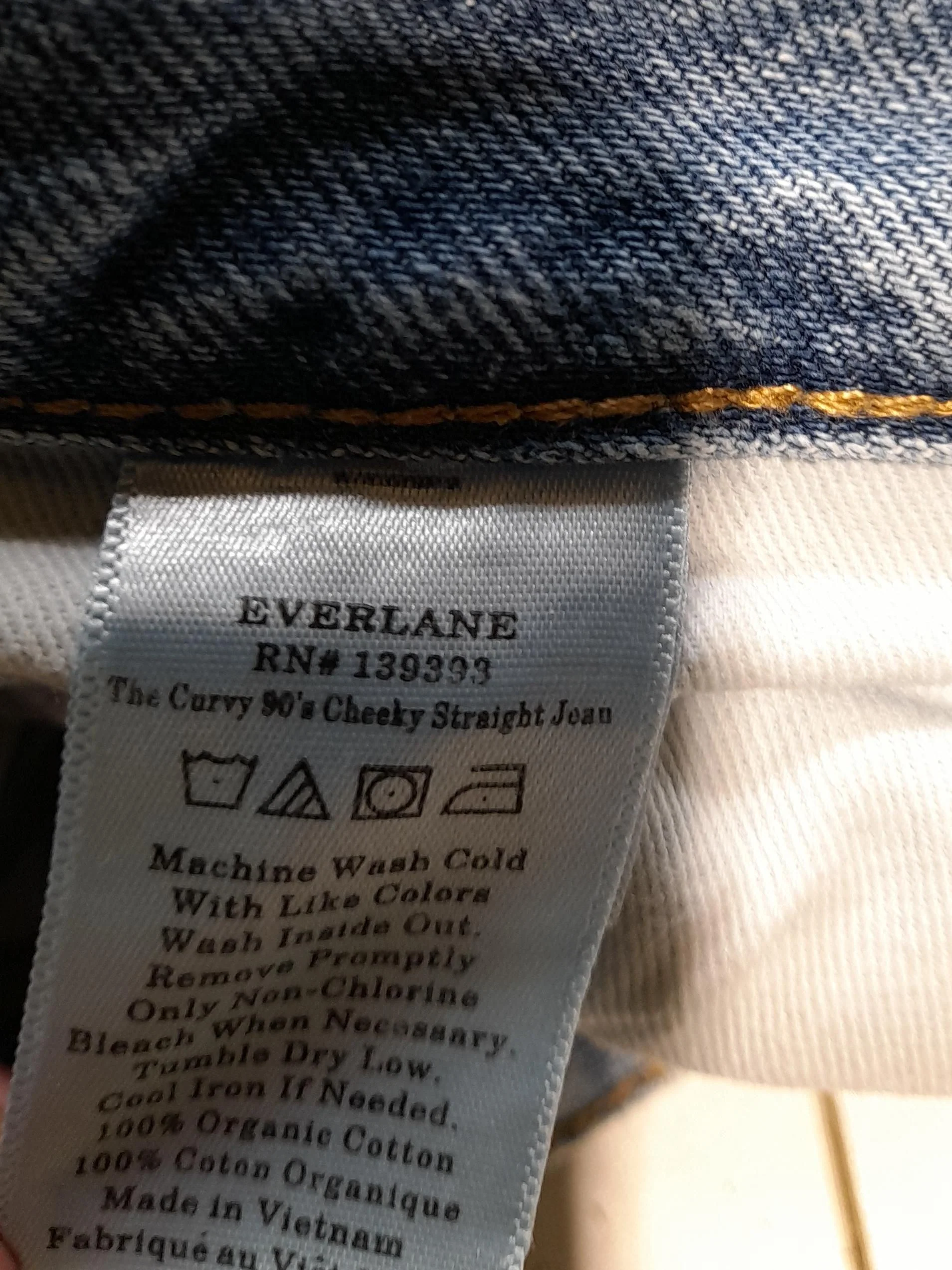 Everlane Women's Jeans W 26 in Blue 100% Cotton Straight - Image 6