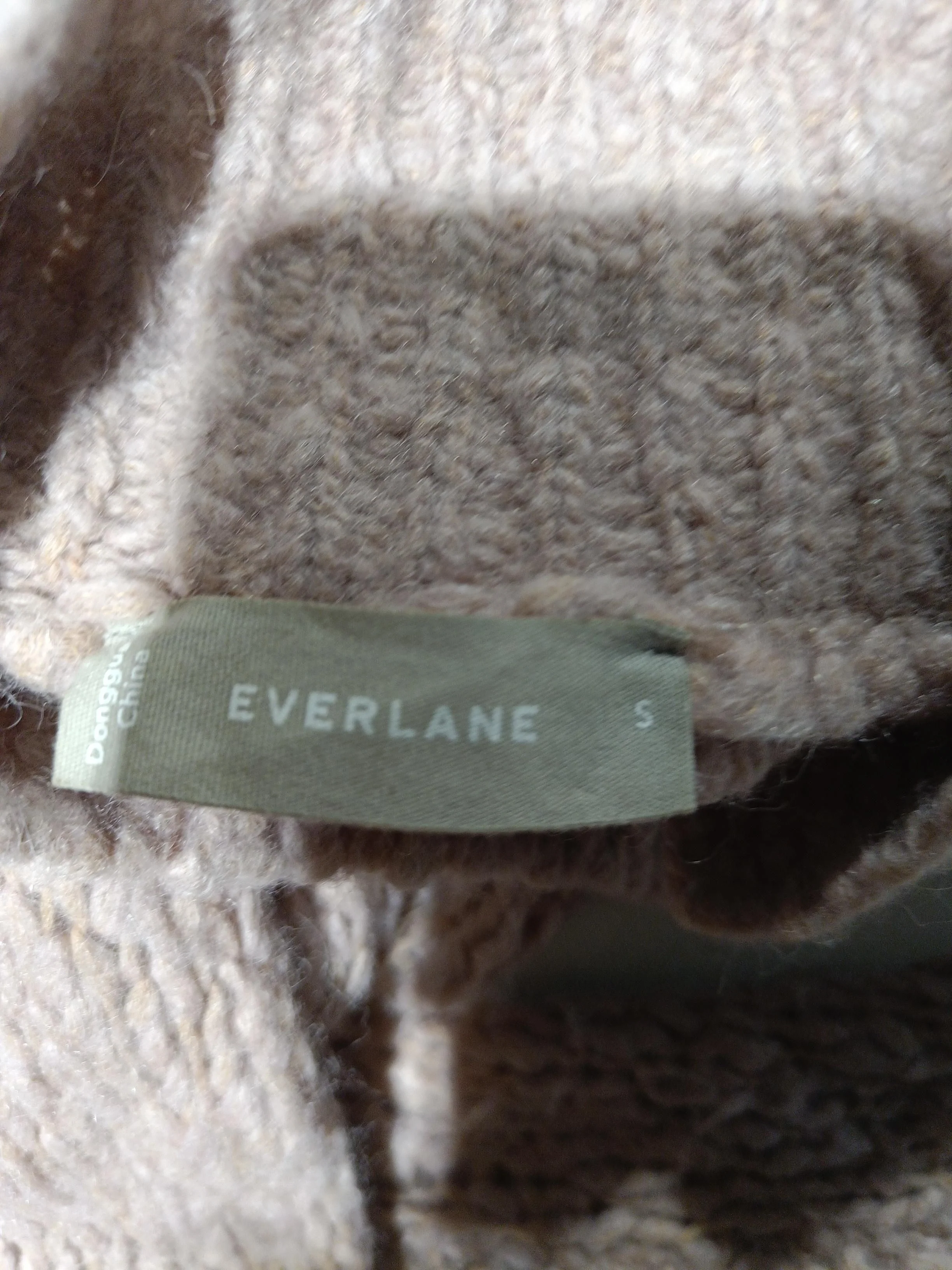 Everlane Women's Jumper S Pink Wool with Nylon High Neck Pullover - Image 5