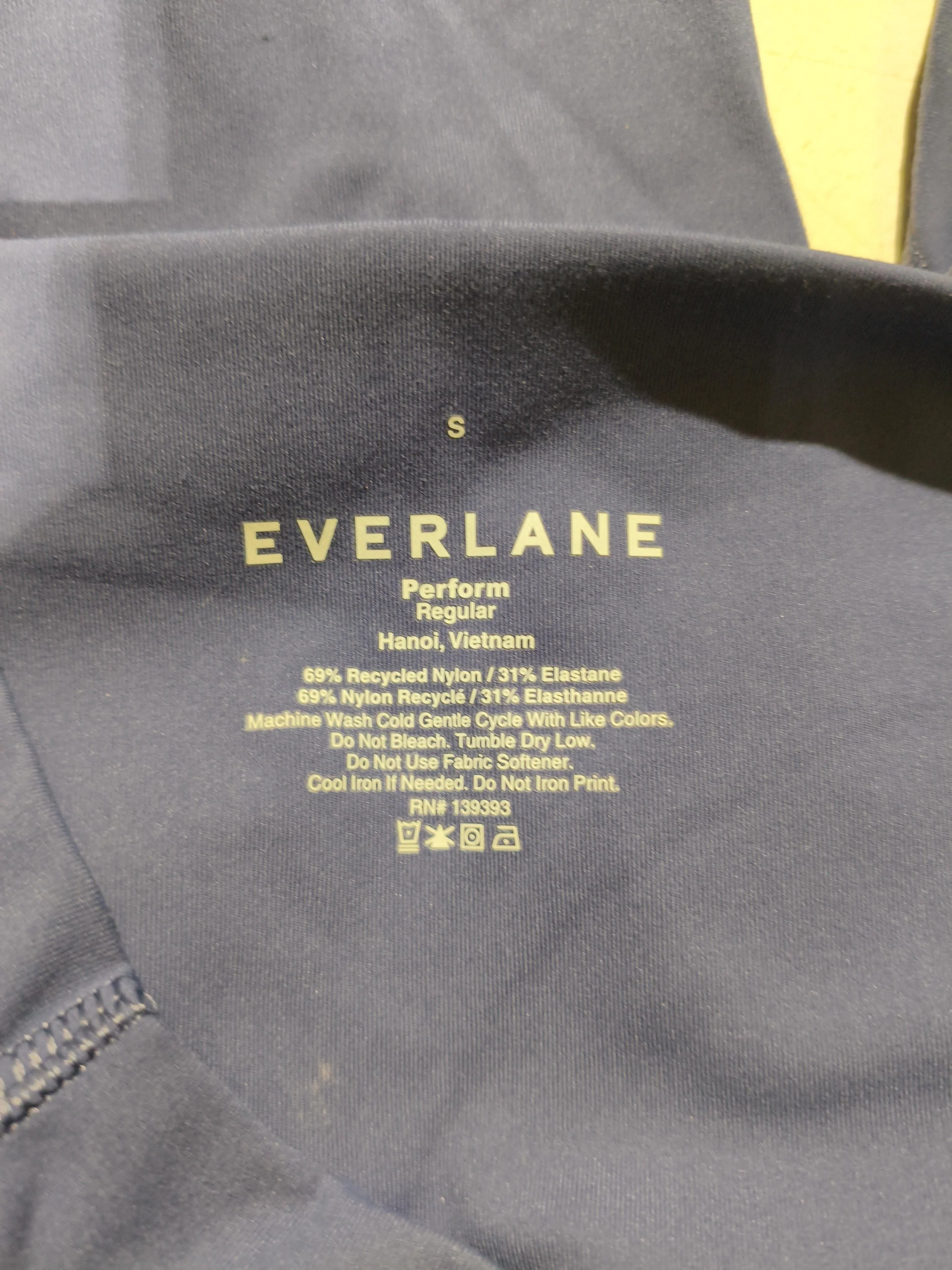Everlane Women's Leggings S Blue Nylon with Elastane Full length - Image 6