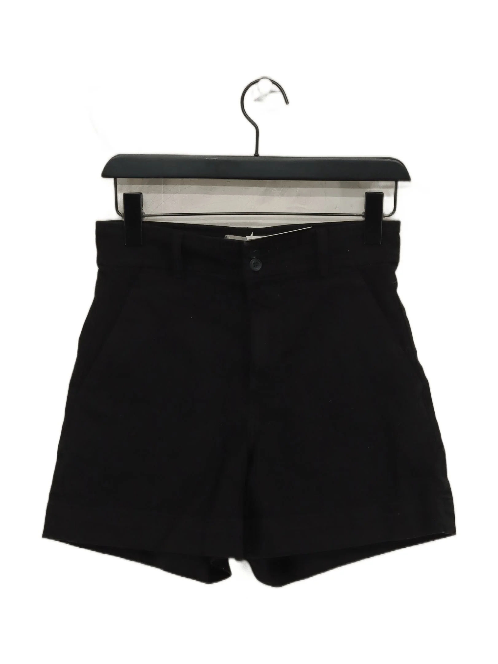 Everlane Women's Shorts M Black Cotton with Elastane Mom