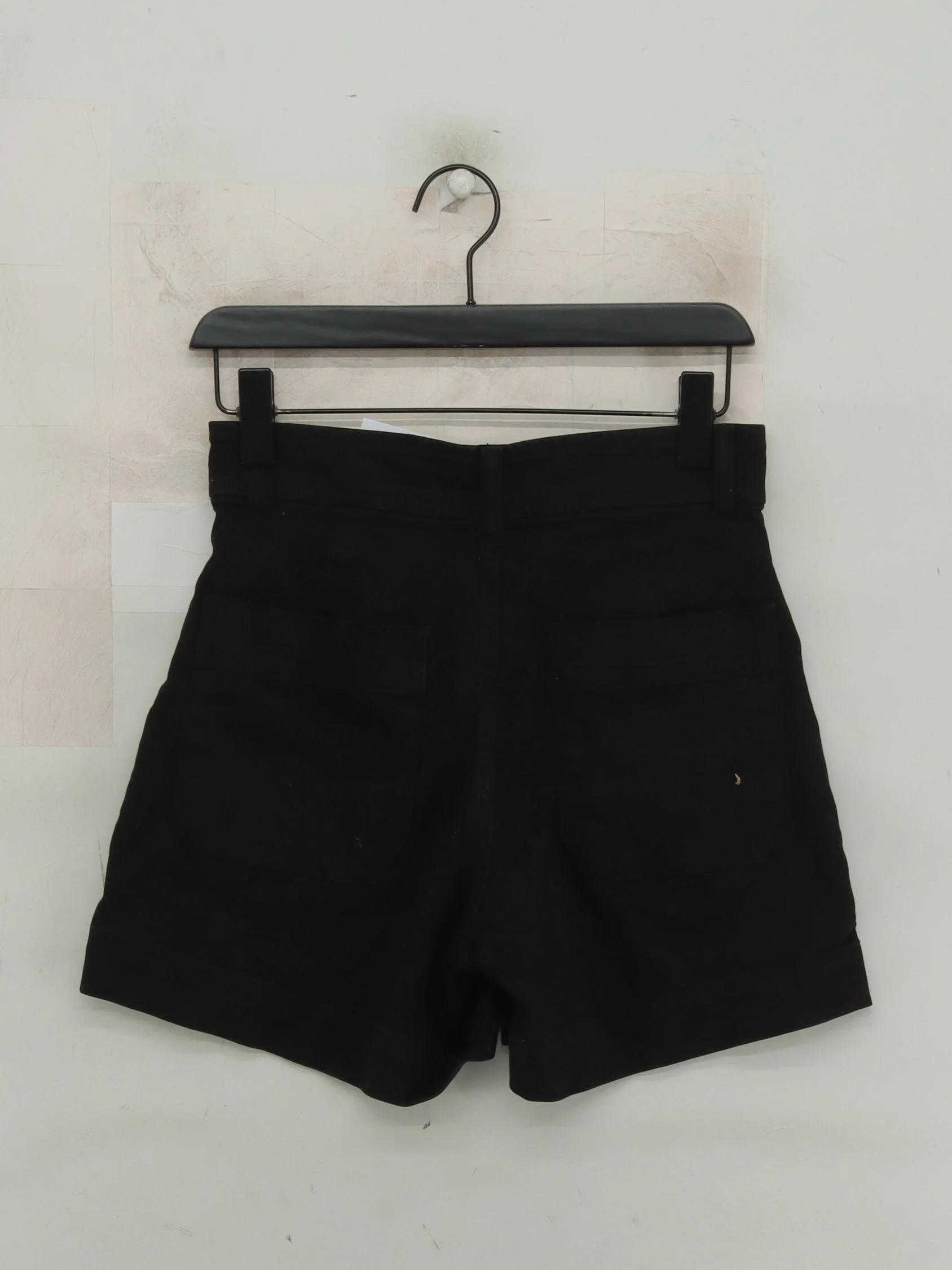 Everlane Women's Shorts M Black Cotton with Elastane Mom - Image 2