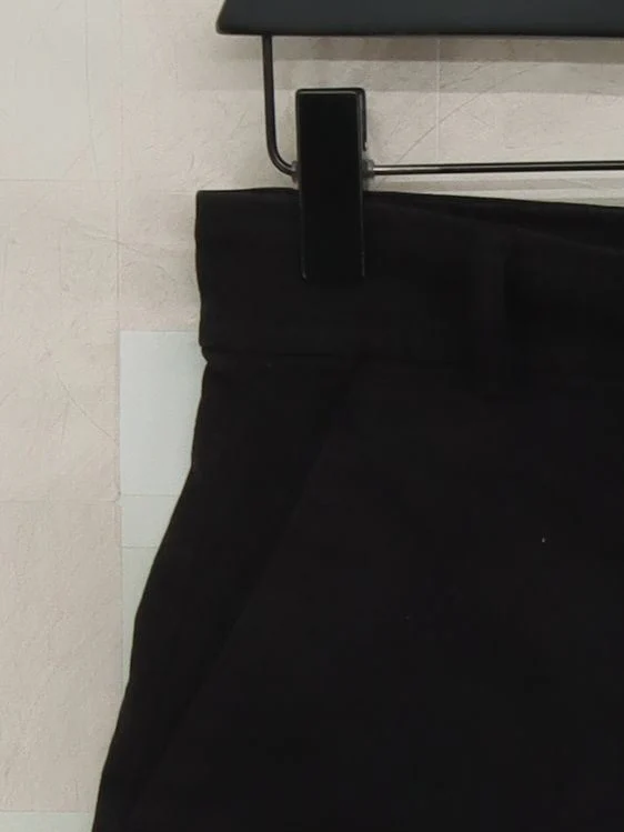 Everlane Women's Shorts M Black Cotton with Elastane Mom - Image 4