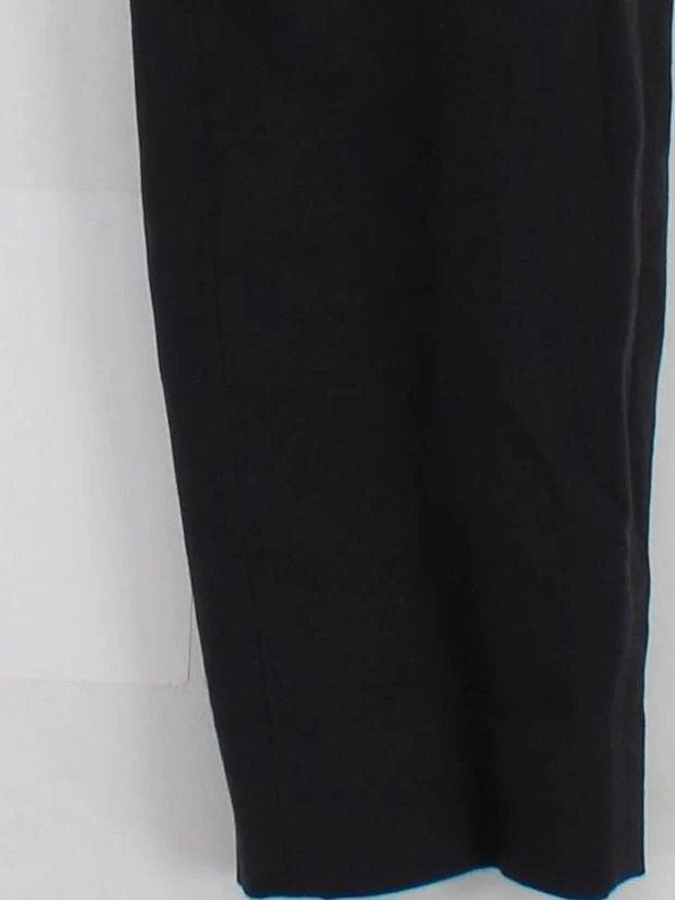 Everlane Women's Trousers UK 8 Black Cotton with Elastane Straight Capri - Image 4