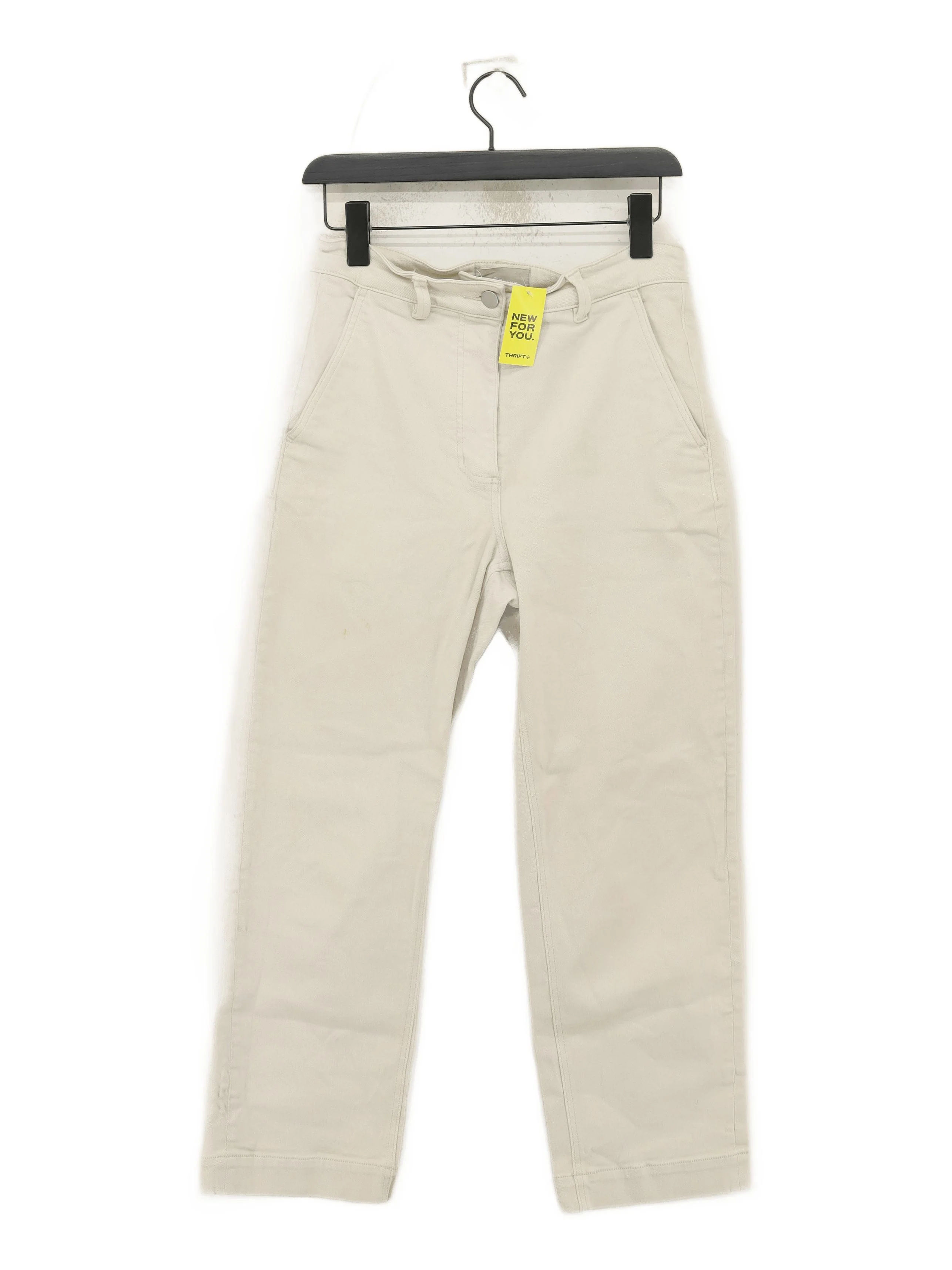 Everlane Women's Trousers W 31 in Cream 100% Other Straight Chino