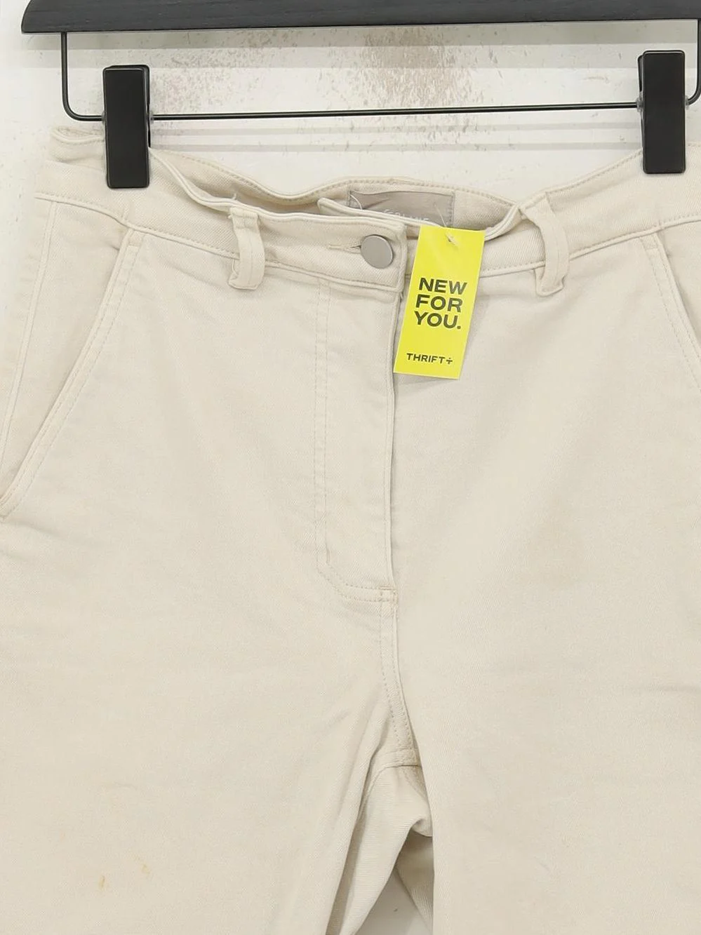 Everlane Women's Trousers W 31 in Cream 100% Other Straight Chino - Image 3