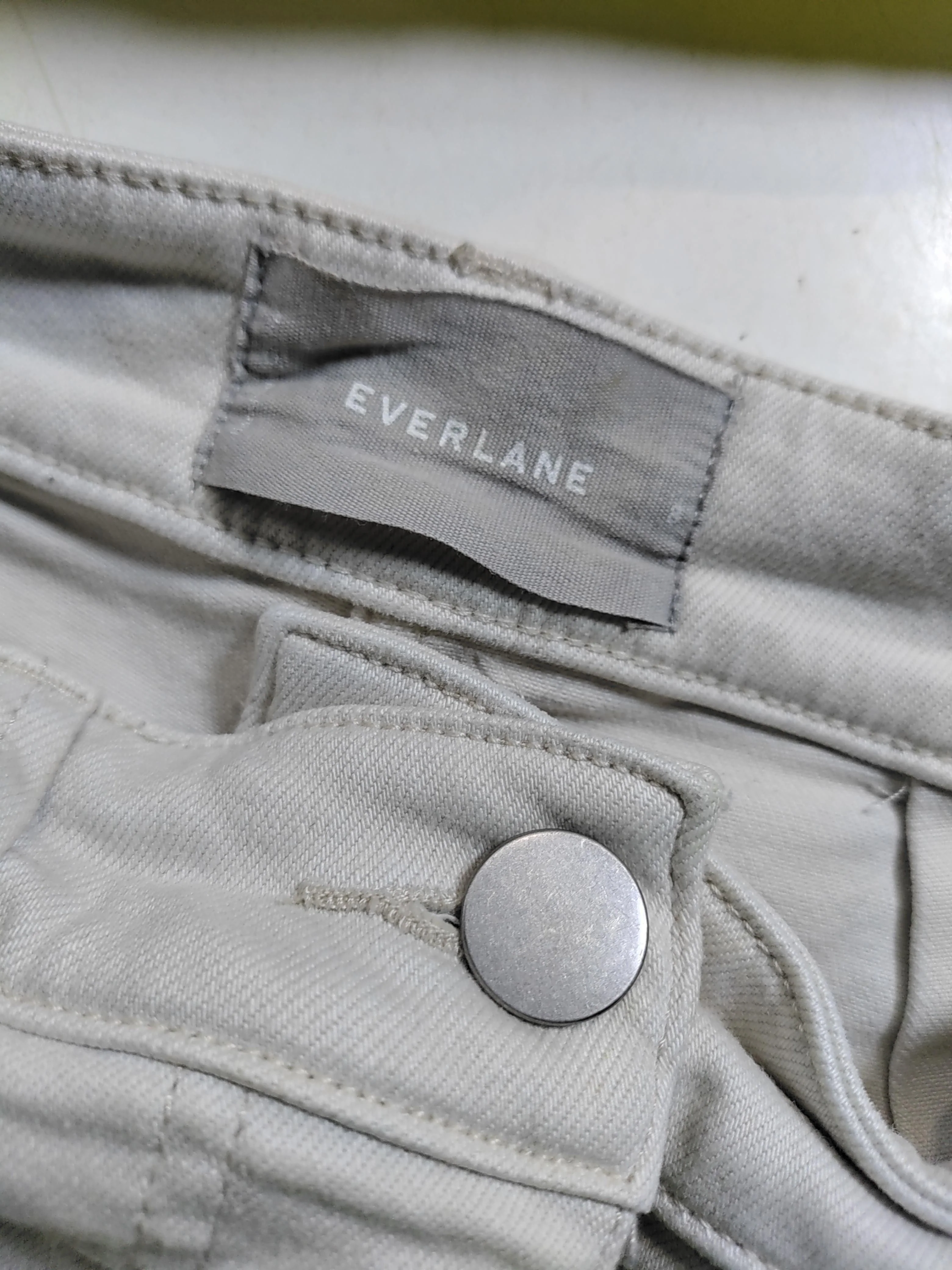 Everlane Women's Trousers W 31 in Cream 100% Other Straight Chino - Image 6
