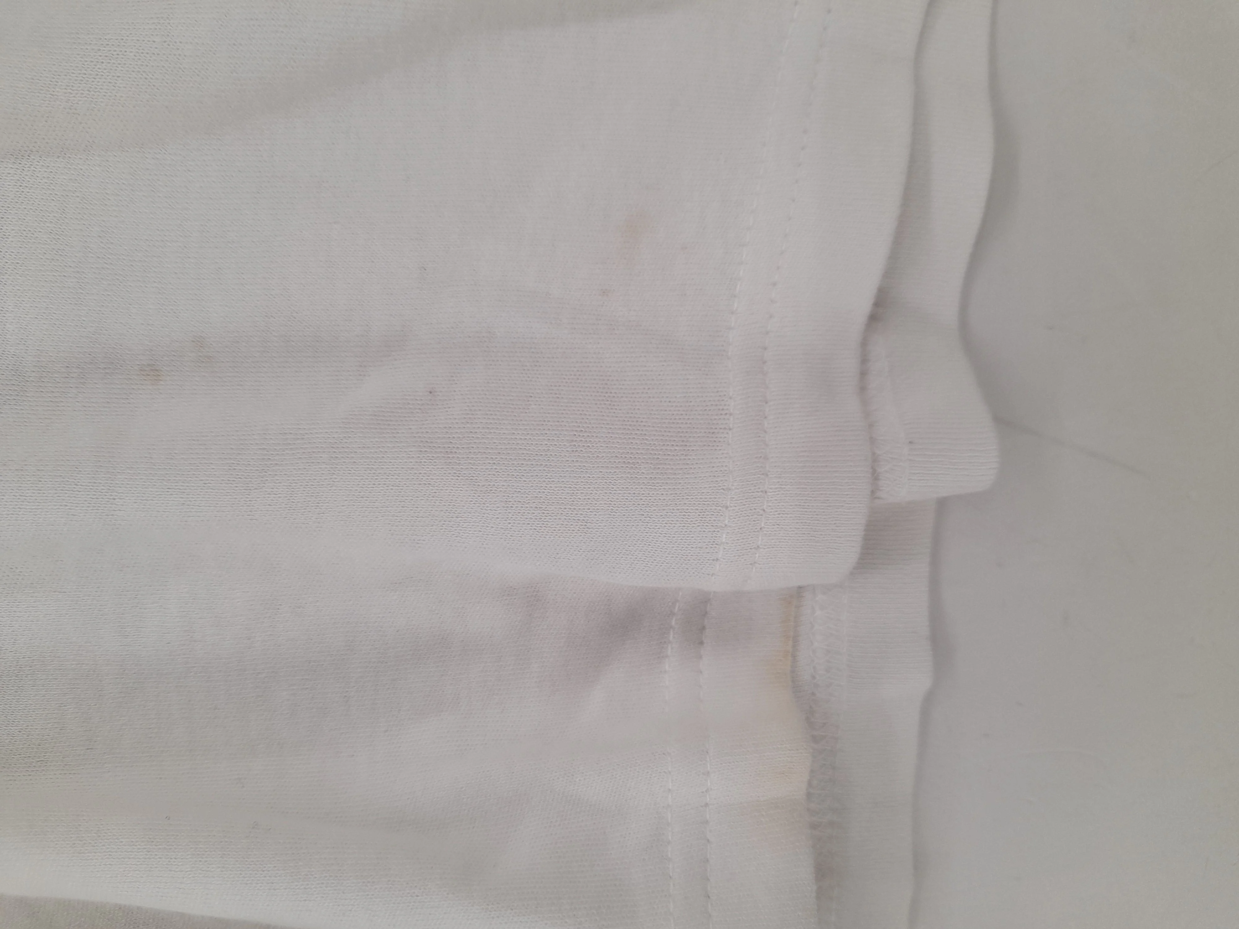 EWM Women's T-Shirt UK 18 White 100% Cotton Short Sleeve V-Neck Basic - Image 5