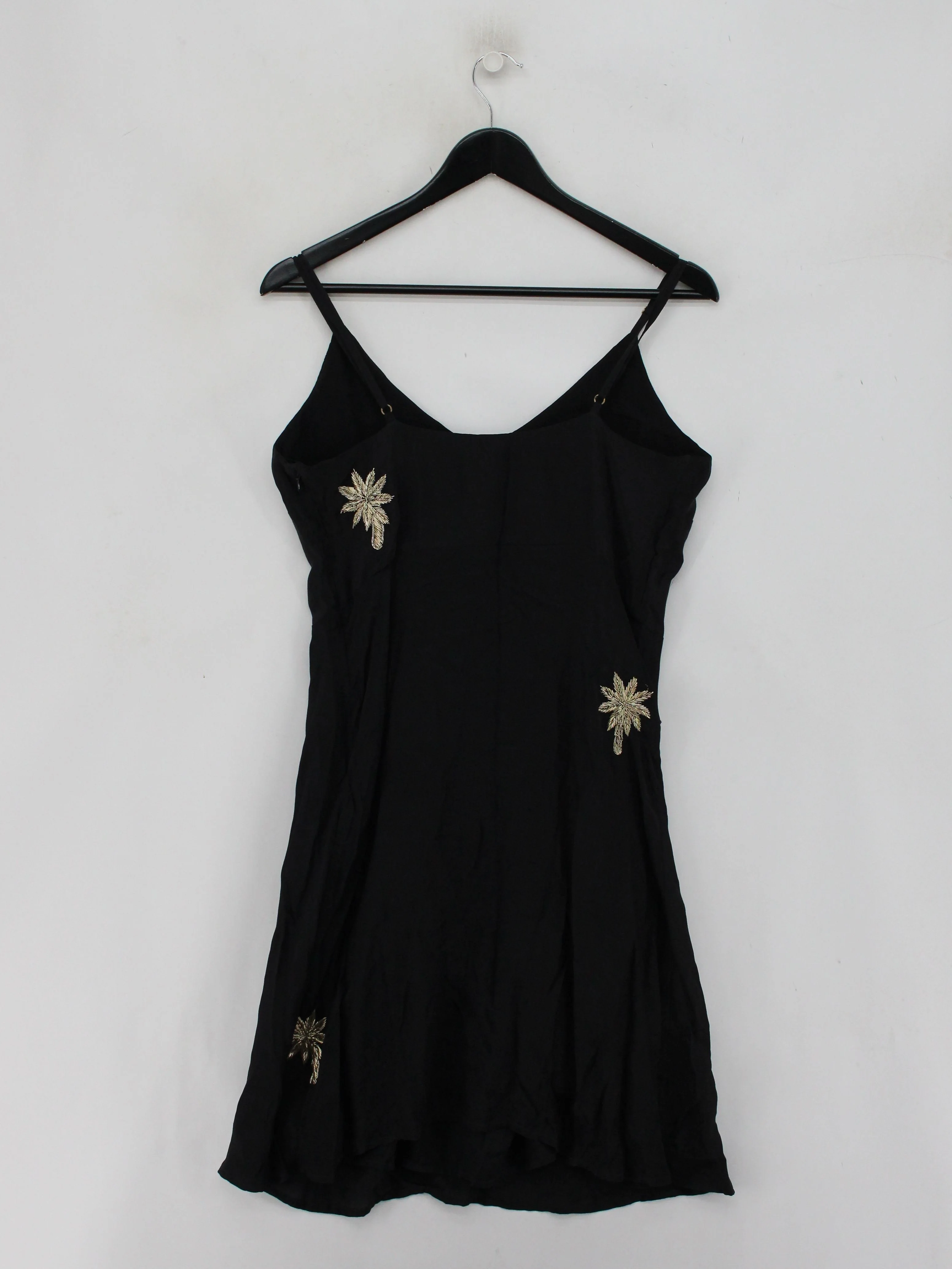 Fabienne Chapot Slip Mini Dress M in Black - Image 2