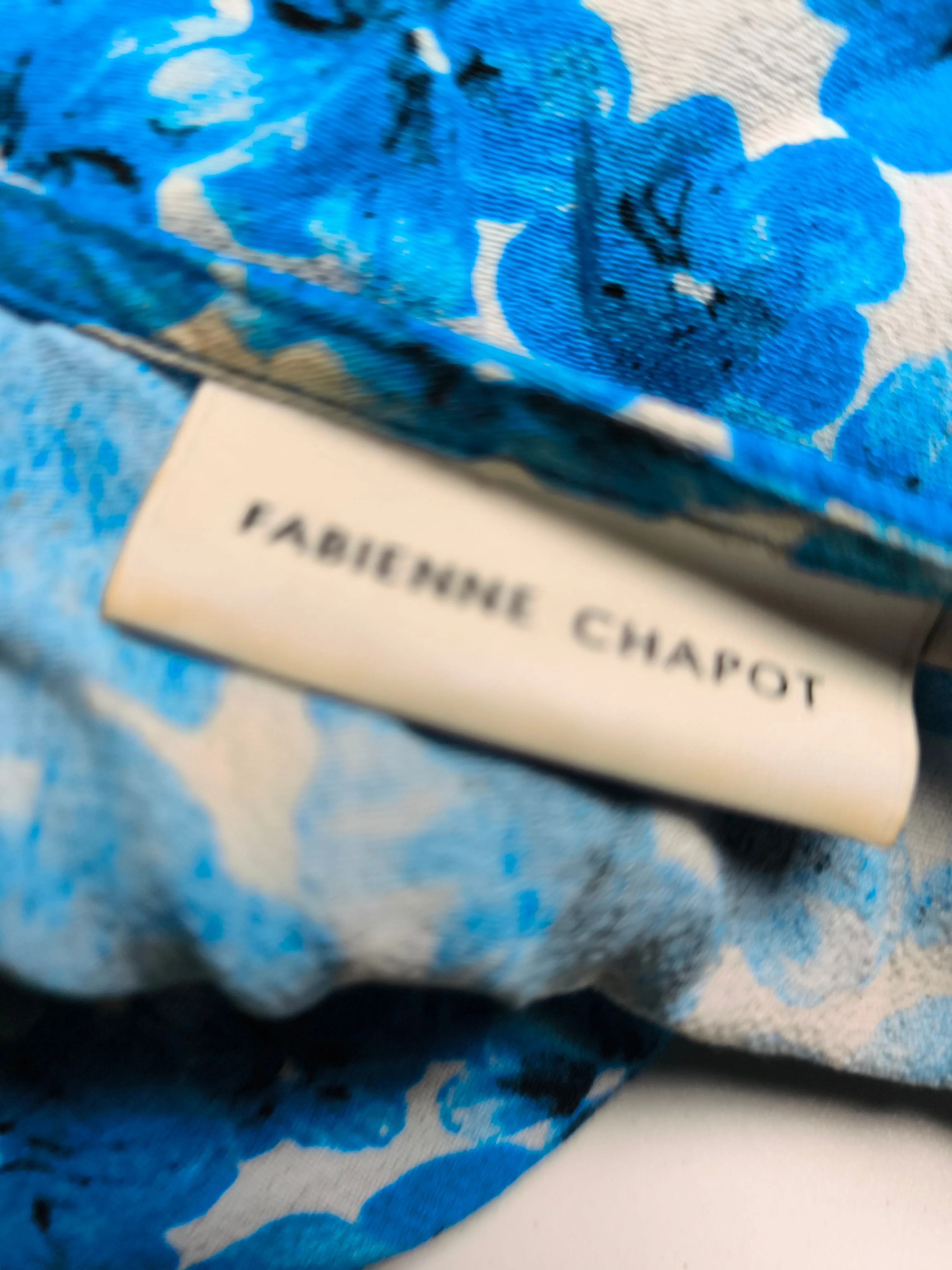 Fabienne Chapot Wrap Midi Dress in Blue - Image 5