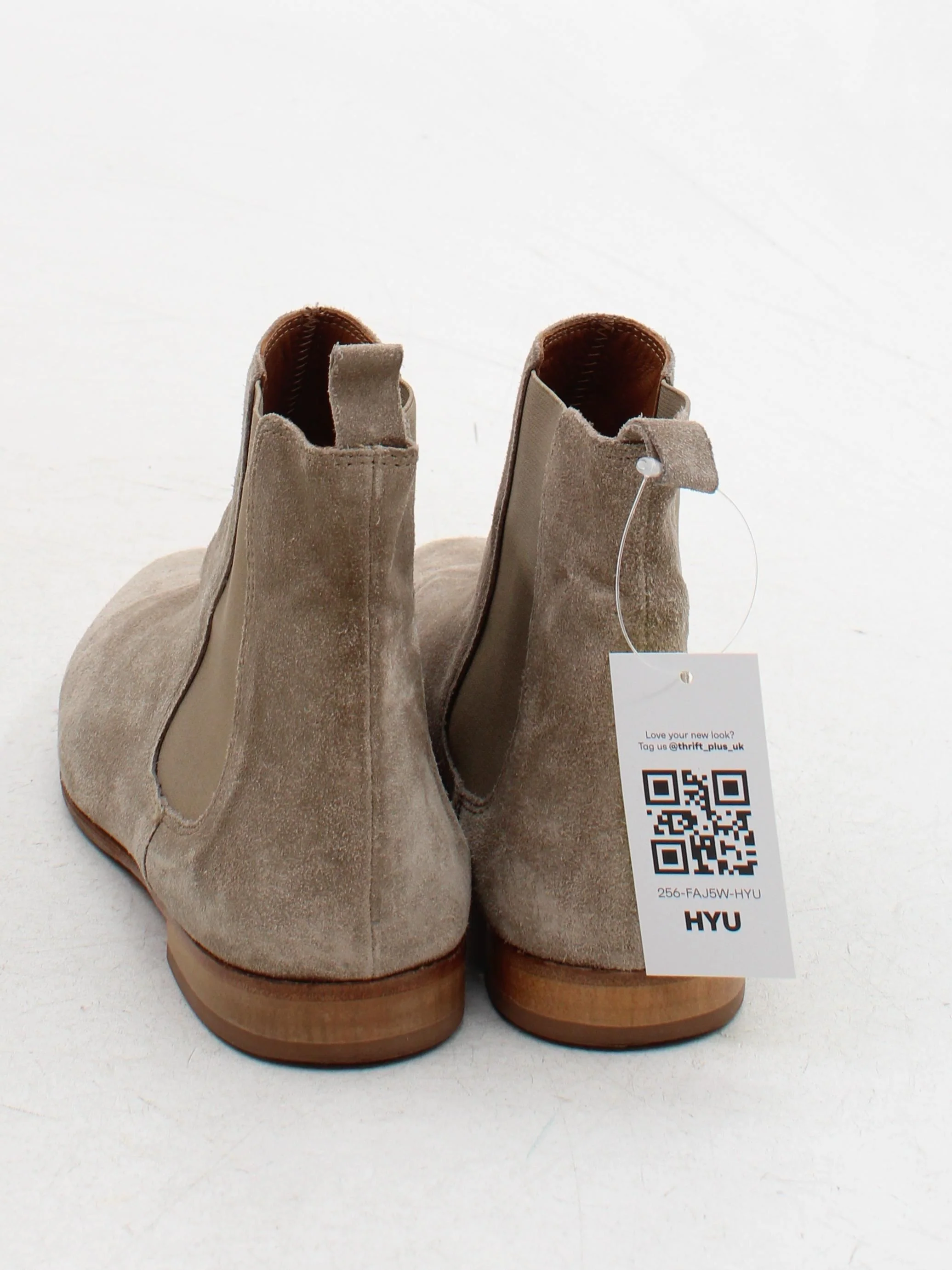 Fabio Rusconi Women's Boots UK 7 Tan 100% Suede Chelsea - Image 3