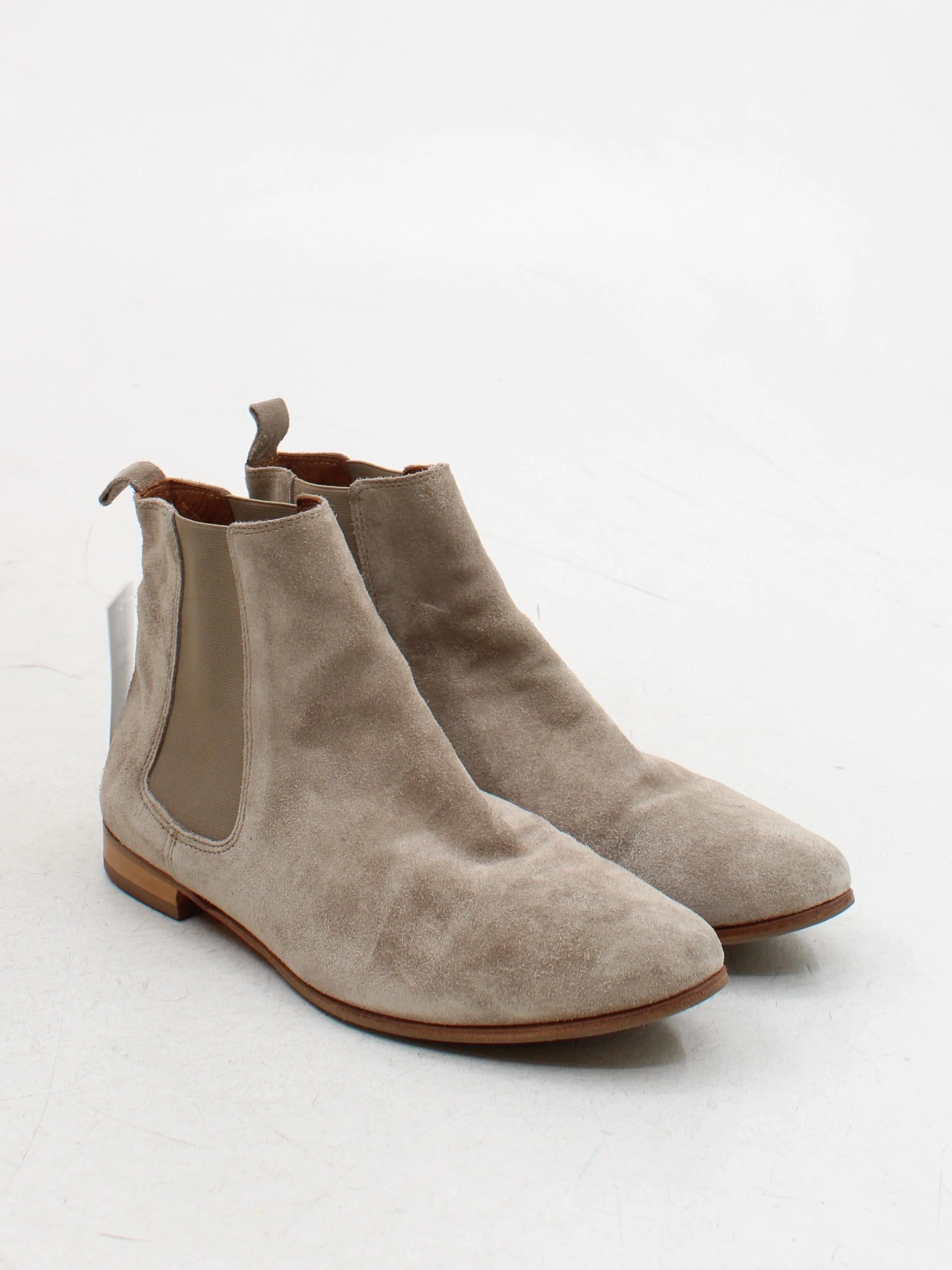 Fabio Rusconi Women's Boots UK 7 Tan 100% Suede Chelsea - Image 4