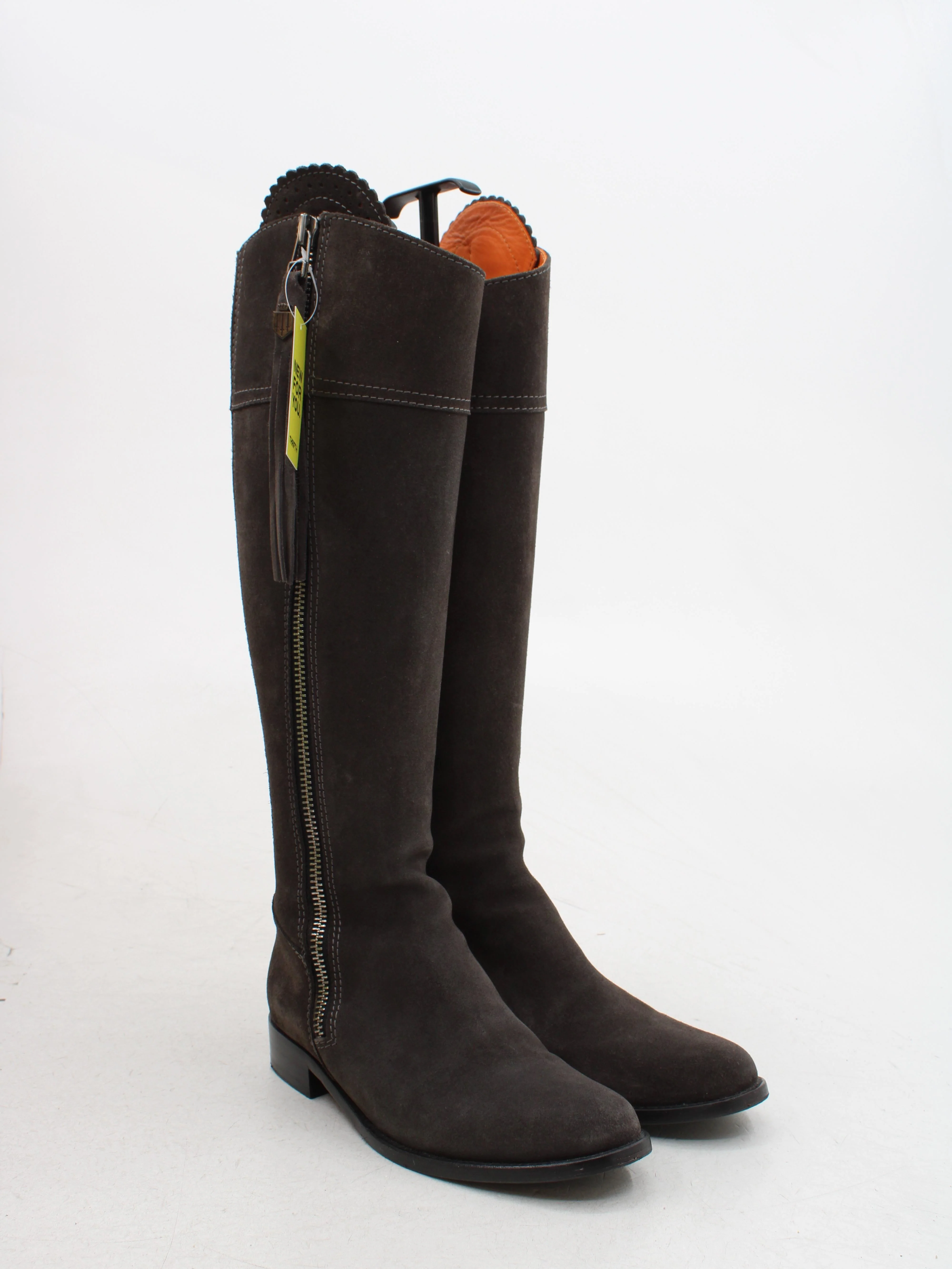 Fairfax & Favor Women's Boots UK 6 Brown 100% Suede Riding Boot - Image 4