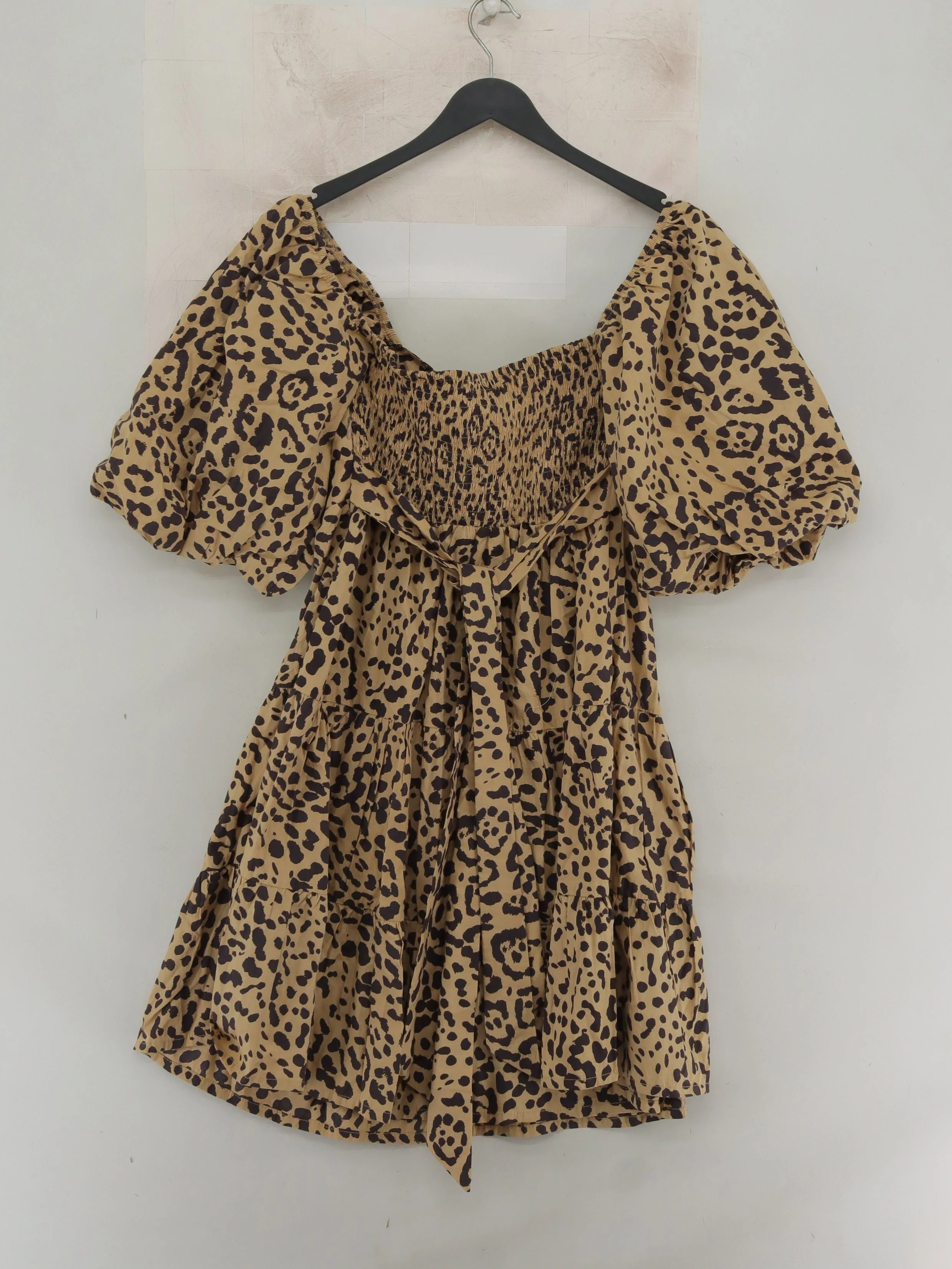 Faithfull The Brand Mini Dress XL in Tan - Image 2