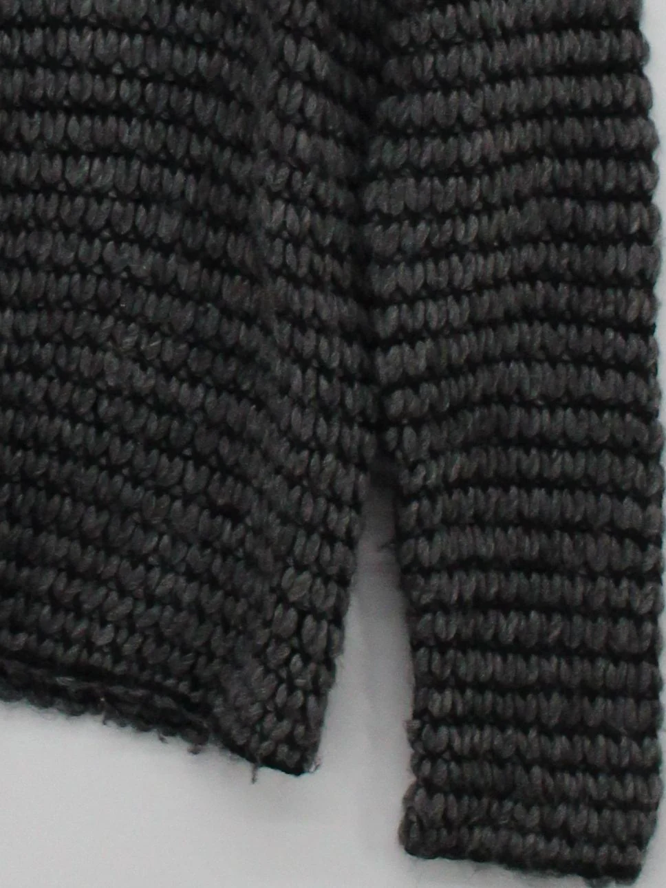 Farhi Men's Jumper L Grey Wool with Acrylic Mock Neck Pullover - Image 4