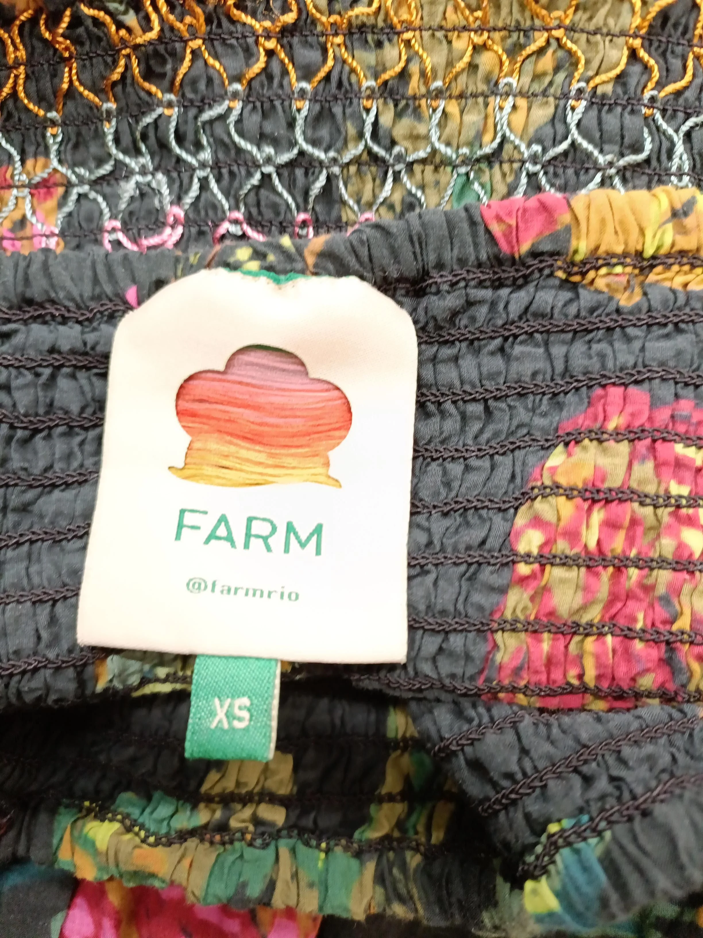 Farm Rio A-Line Midi Dress XS in Multi - Image 5