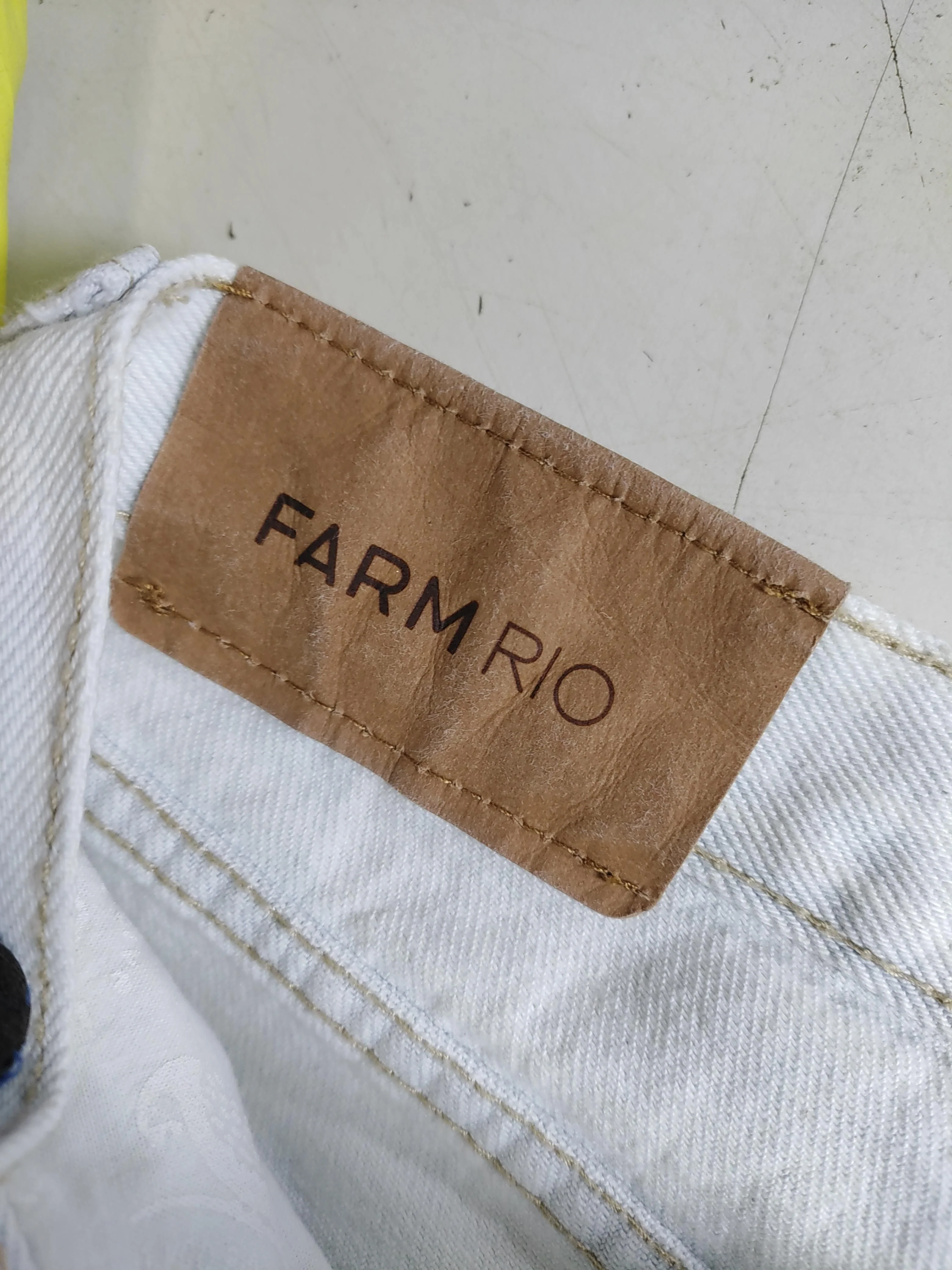 Farm Rio Women's Jeans W 36 in Blue 100% Cotton Wide-Leg - Image 5