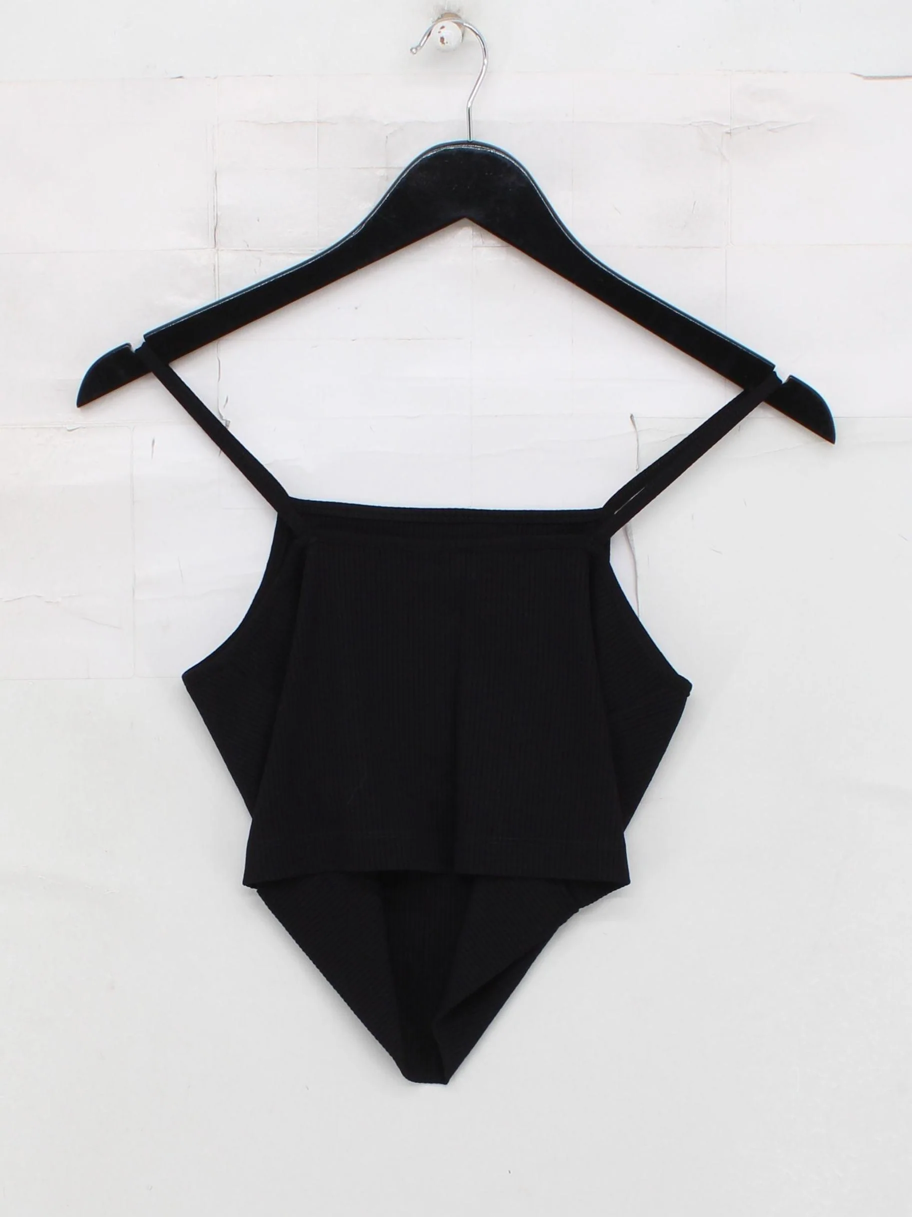 Farm Rio Women's T-Shirt S Black Viscose with Elastane Camisole - Image 2