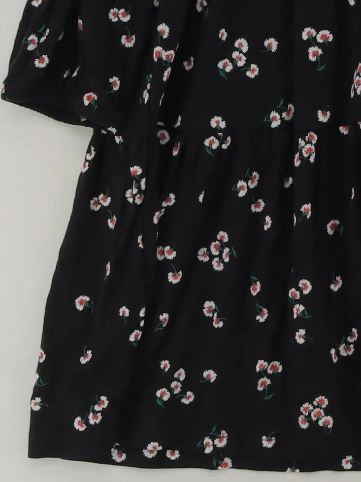 Fat Face A-Line Mini Dress UK14 in Black - Image 4
