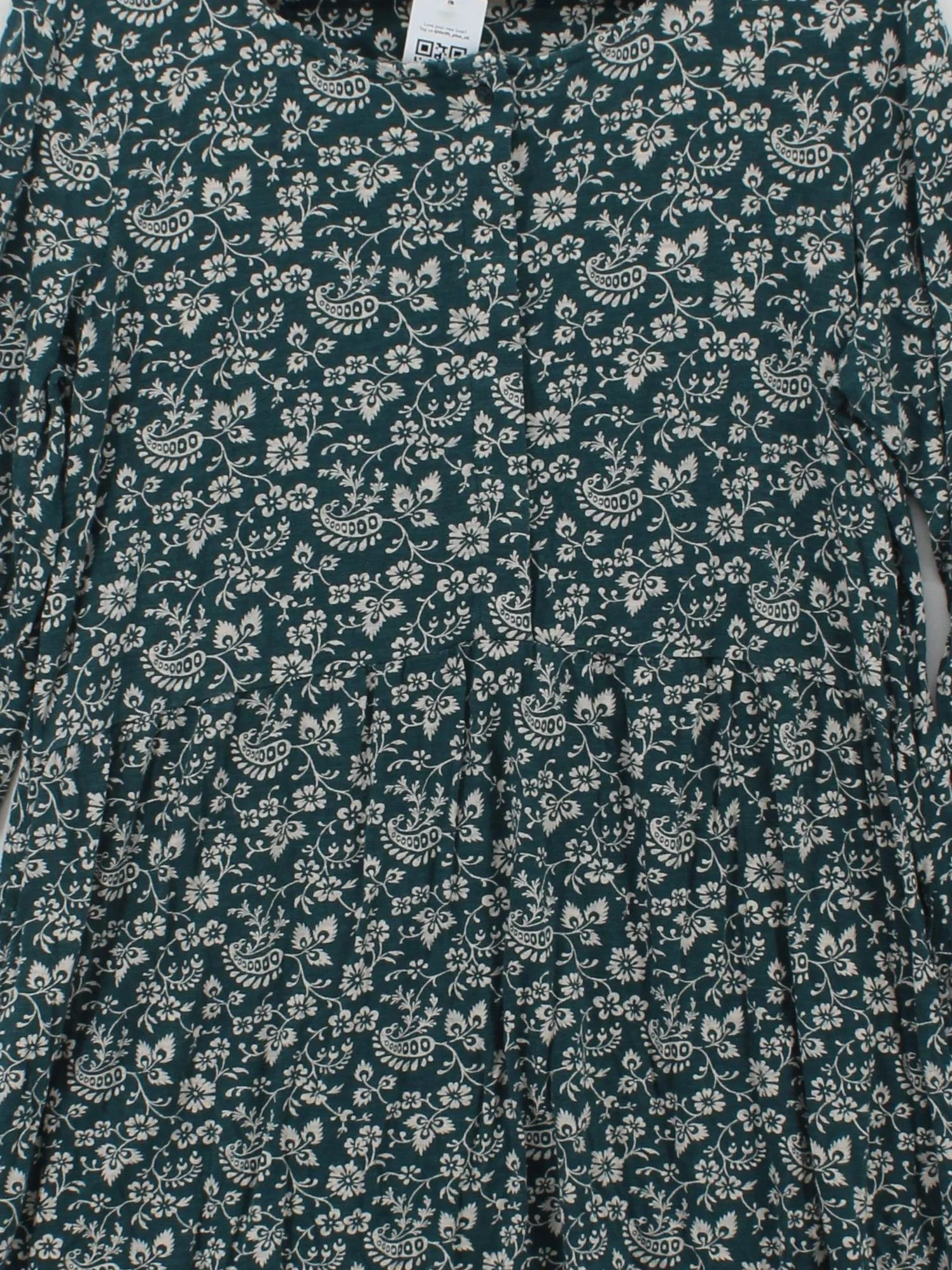 Fat Face A-Line Mini Dress UK16 in Green - Image 3