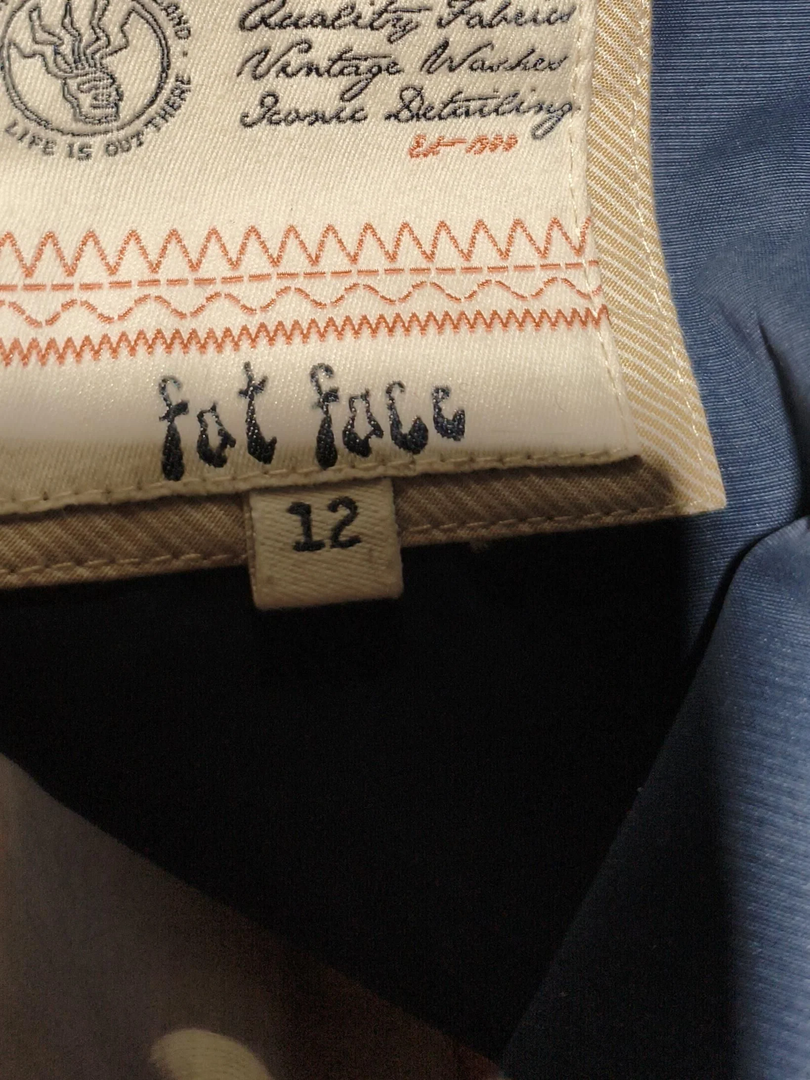 Fat Face Bomber Jacket jacket blue - Image 7
