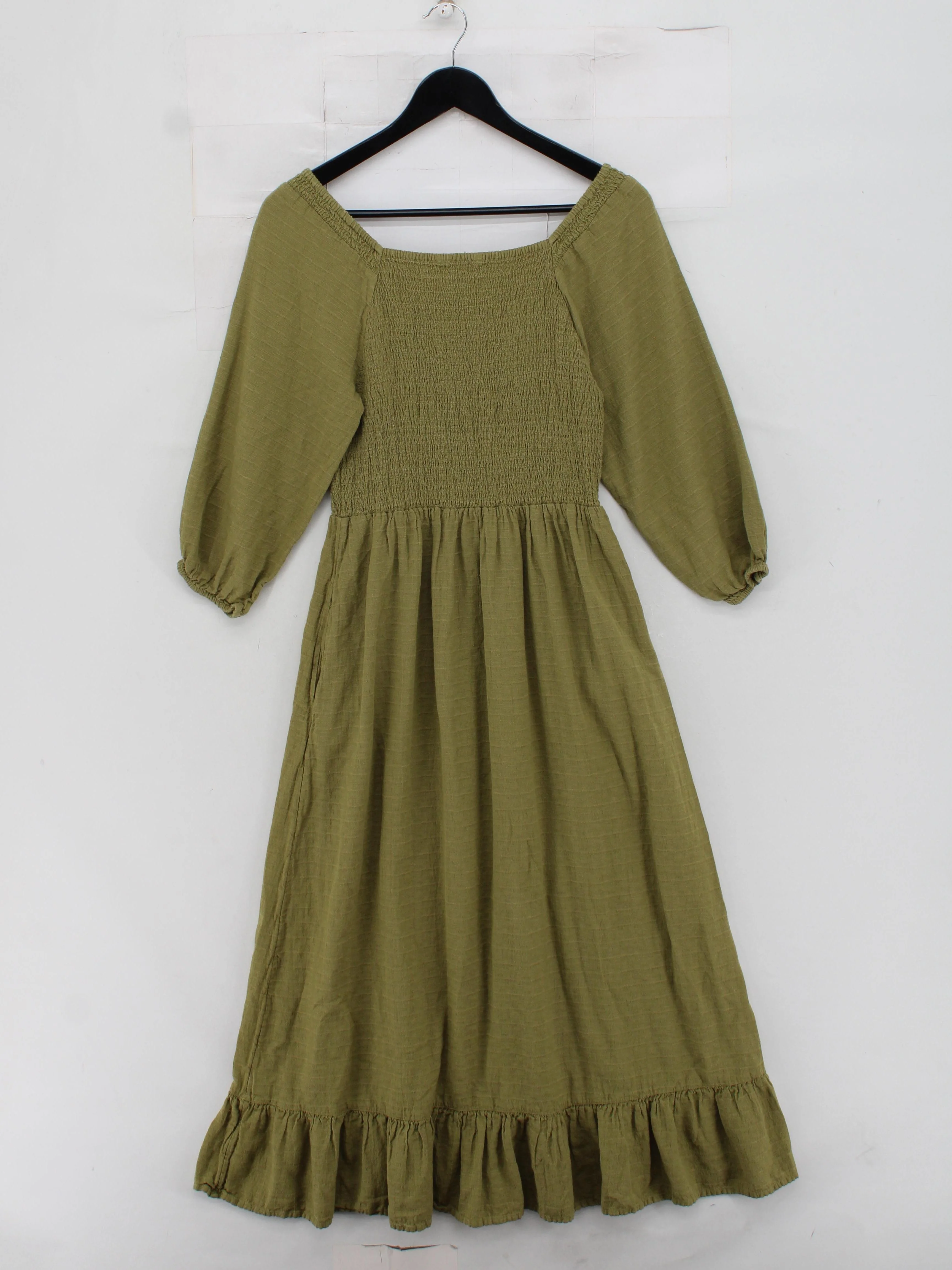 Fat Face Jumper Midi Dress UK10 in Green - Image 2