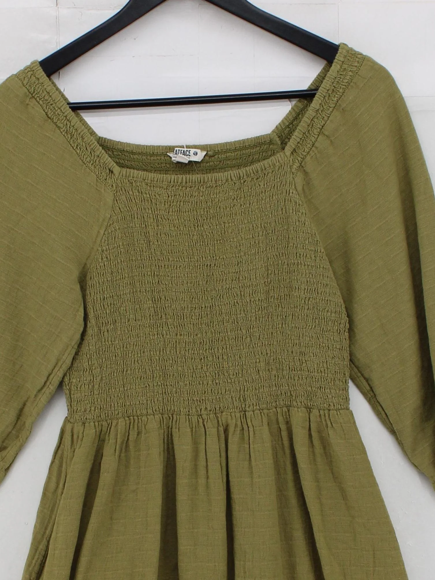 Fat Face Jumper Midi Dress UK10 in Green - Image 3