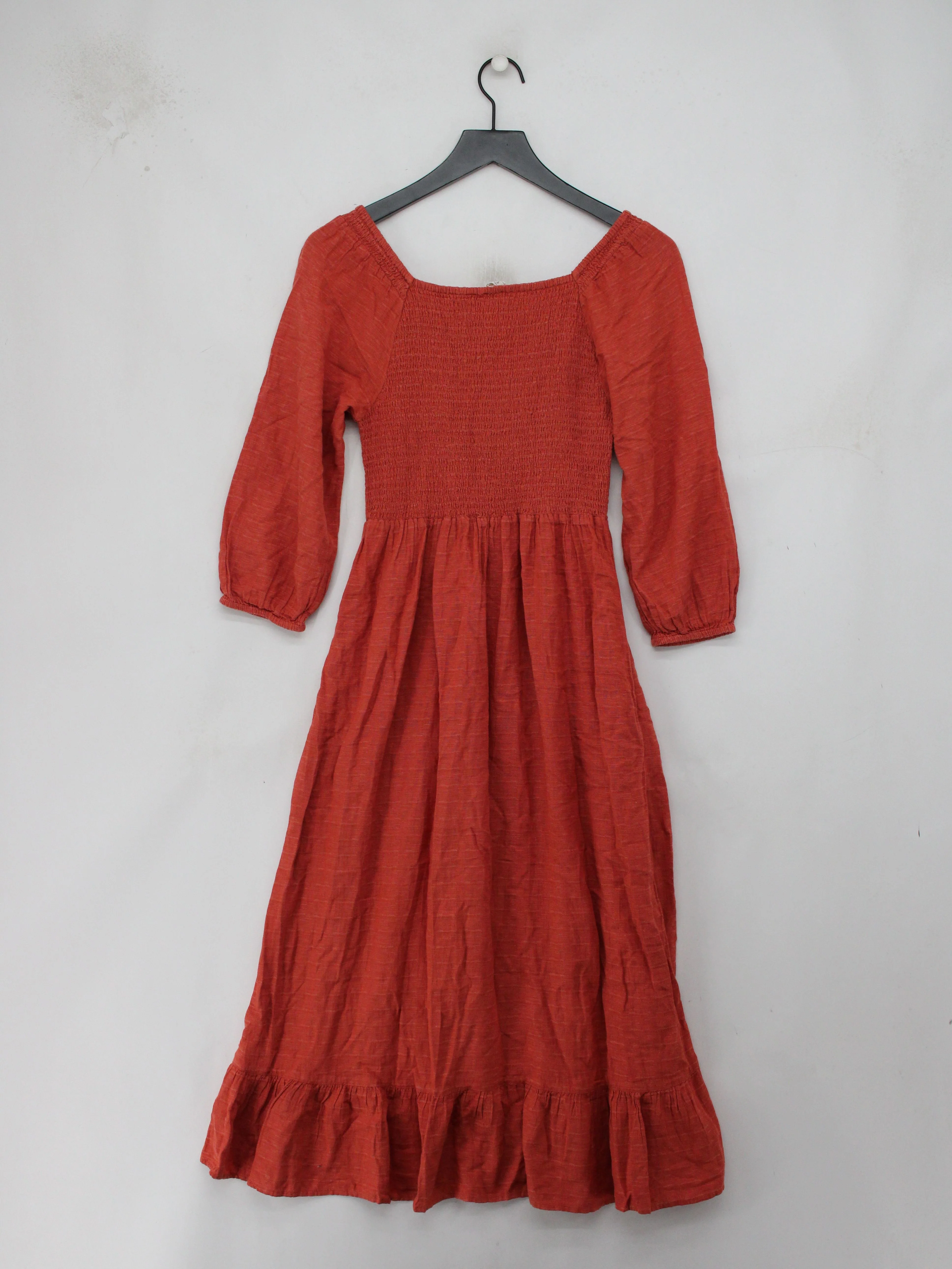Fat Face Jumper Midi Dress UK10 in Orange - Image 2
