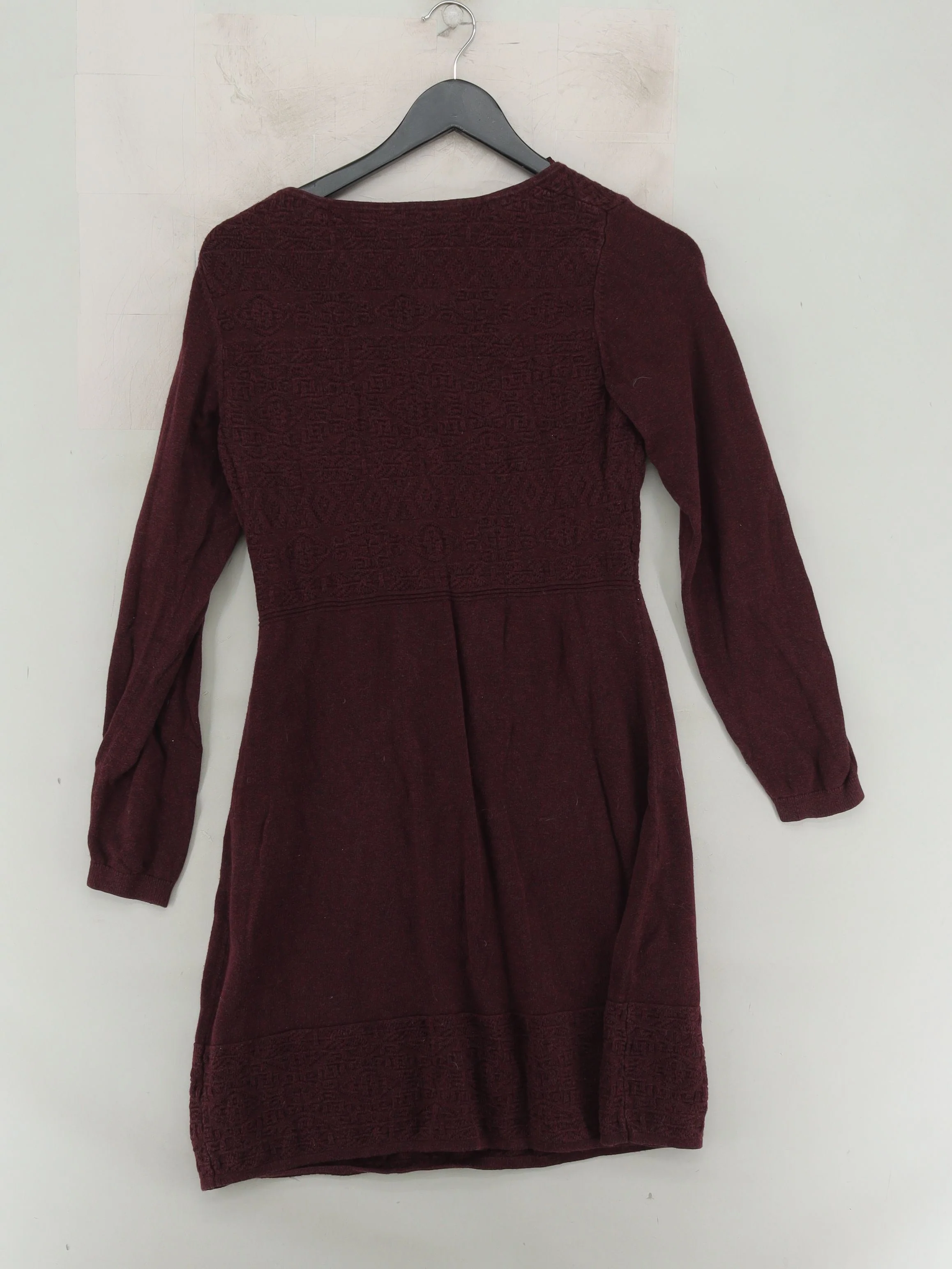Fat Face Jumper Mini Dress UK12 in Red - Image 2