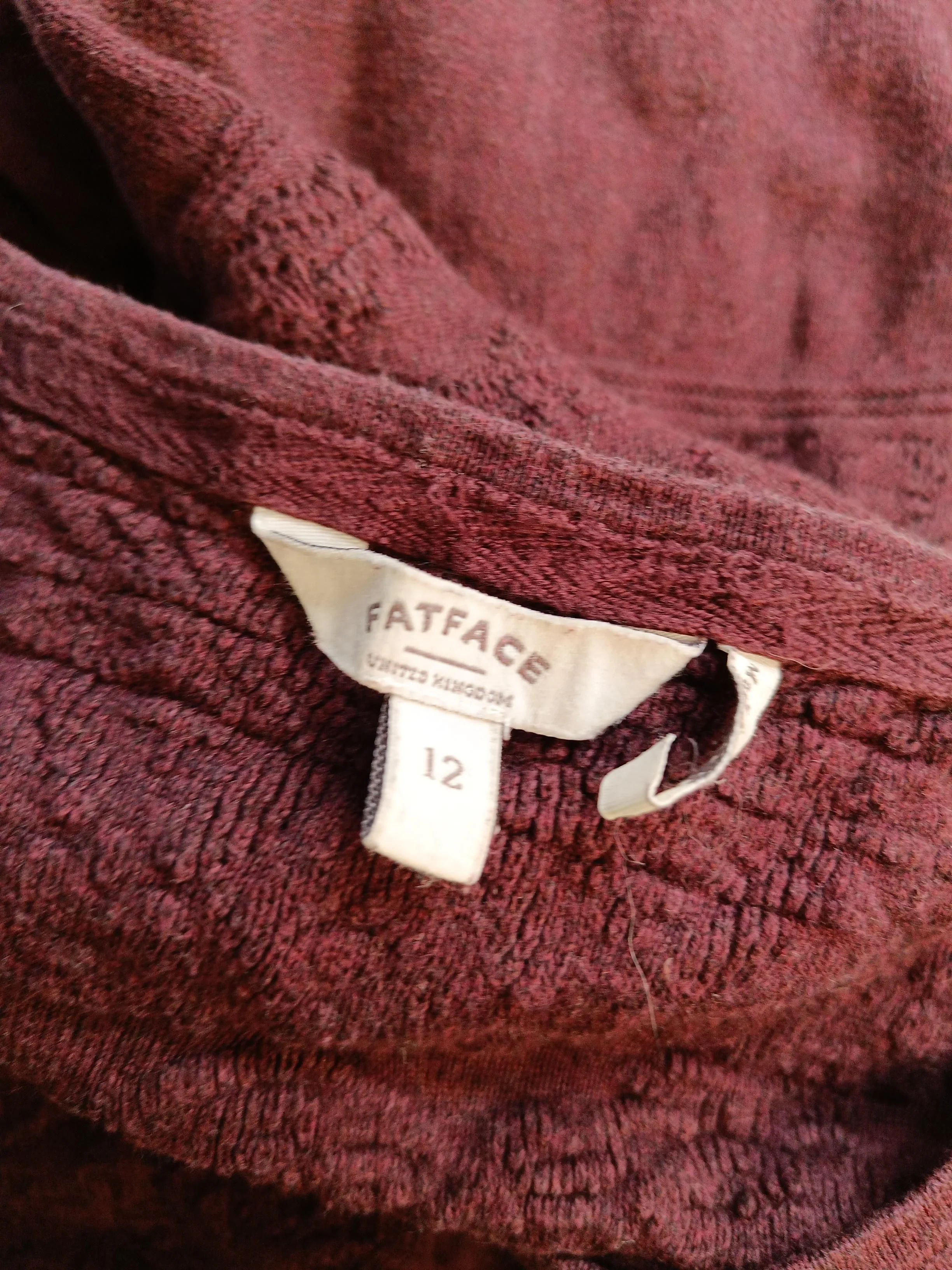 Fat Face Jumper Mini Dress UK12 in Red - Image 6