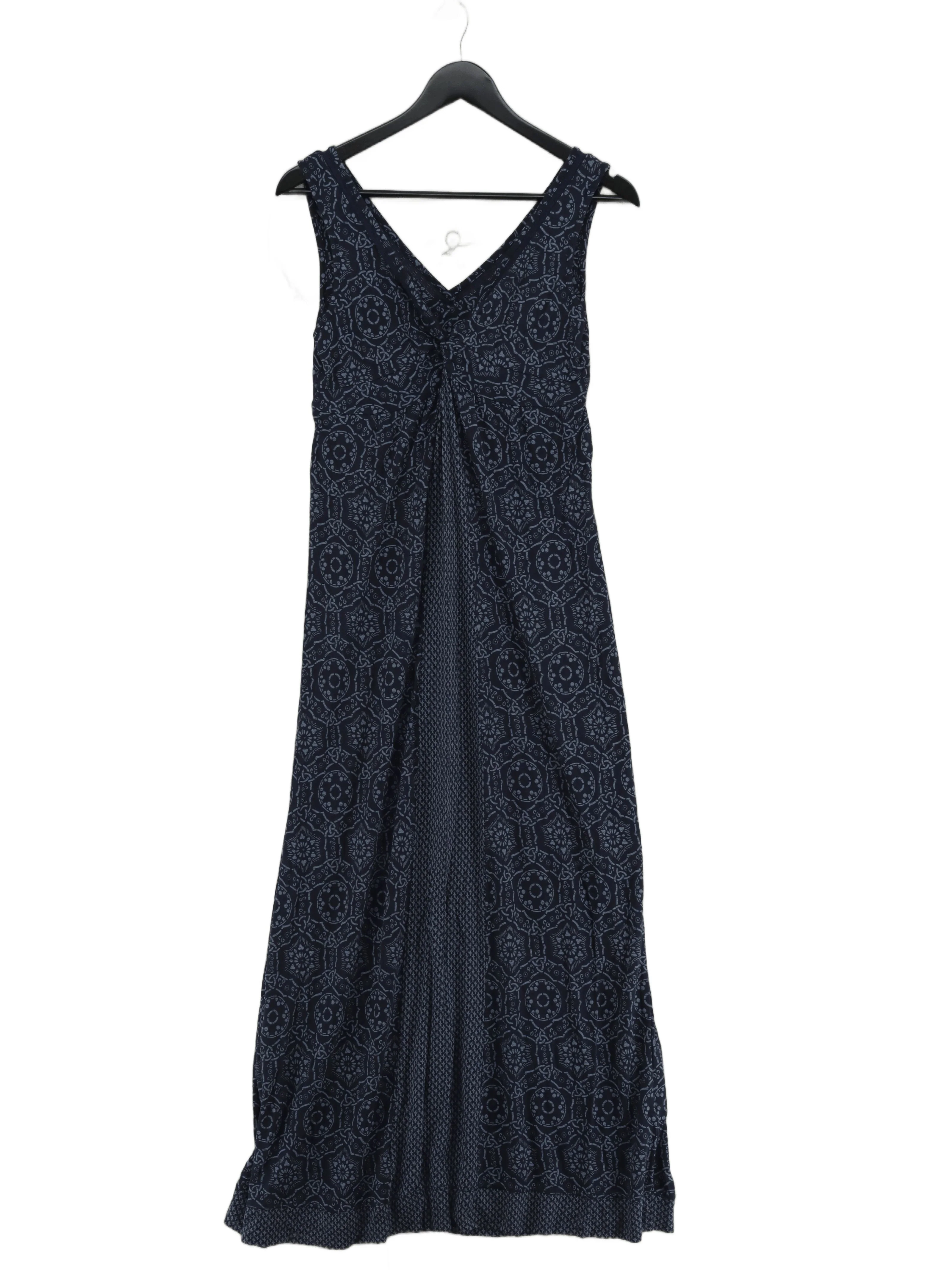 Fat Face Maxi Dress UK10 in Blue