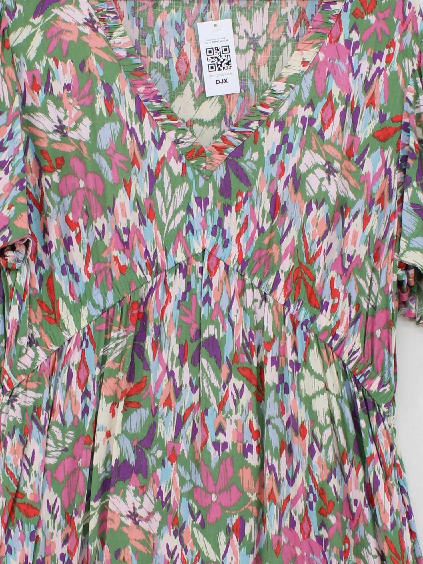 Fat Face Maxi Dress UK18 in Multi - Image 3