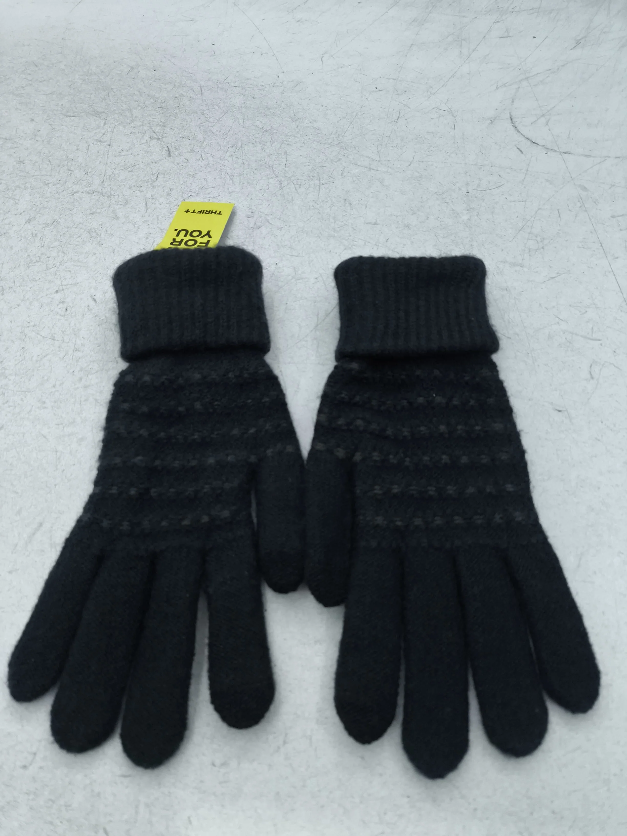 Fat Face Men's Gloves M Black Acrylic with Polyester, Elastane, Other Glove - Image 2