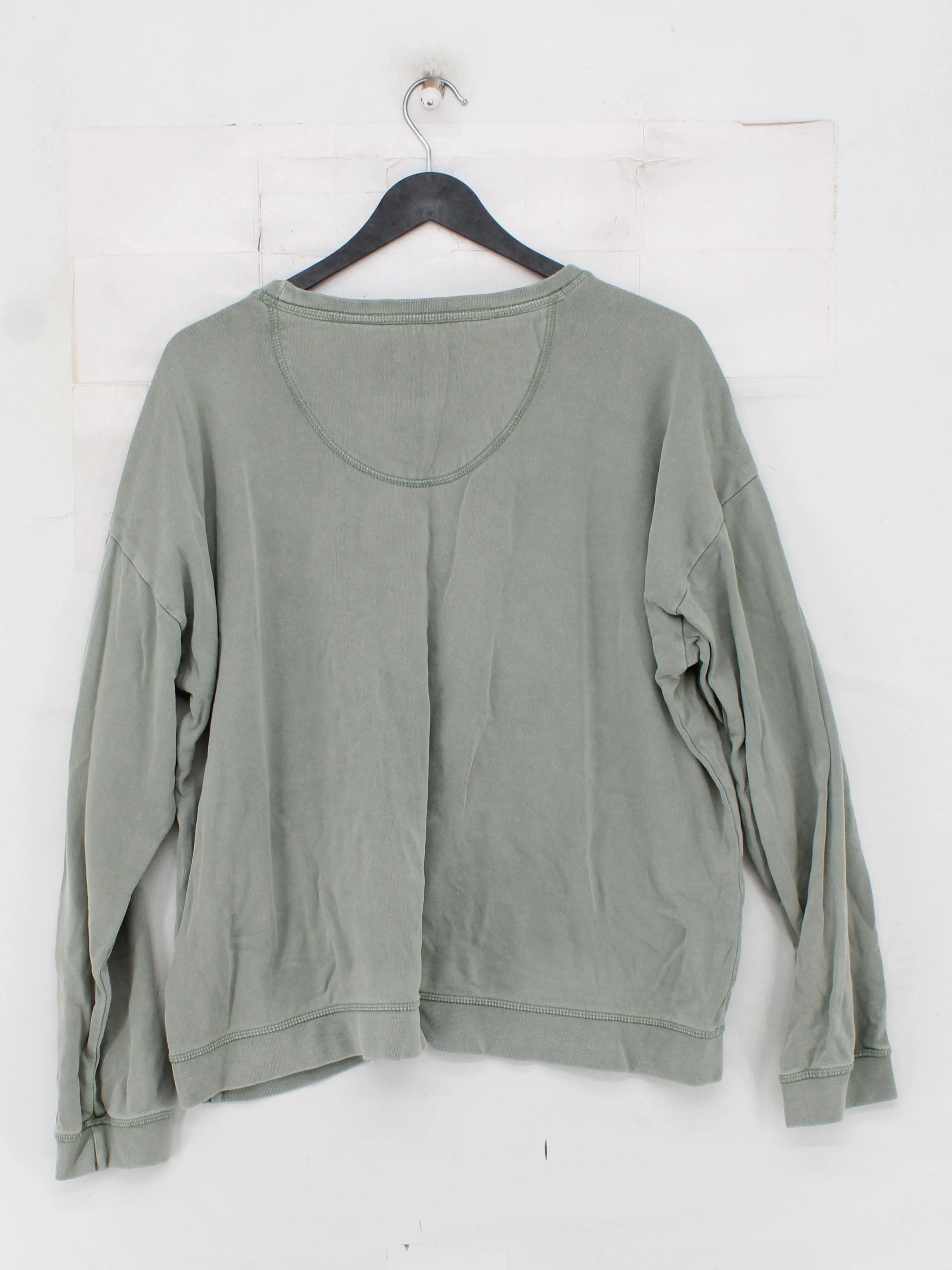 Fat Face Men's Hoodie L Green Cotton with Elastane Pullover - Image 2