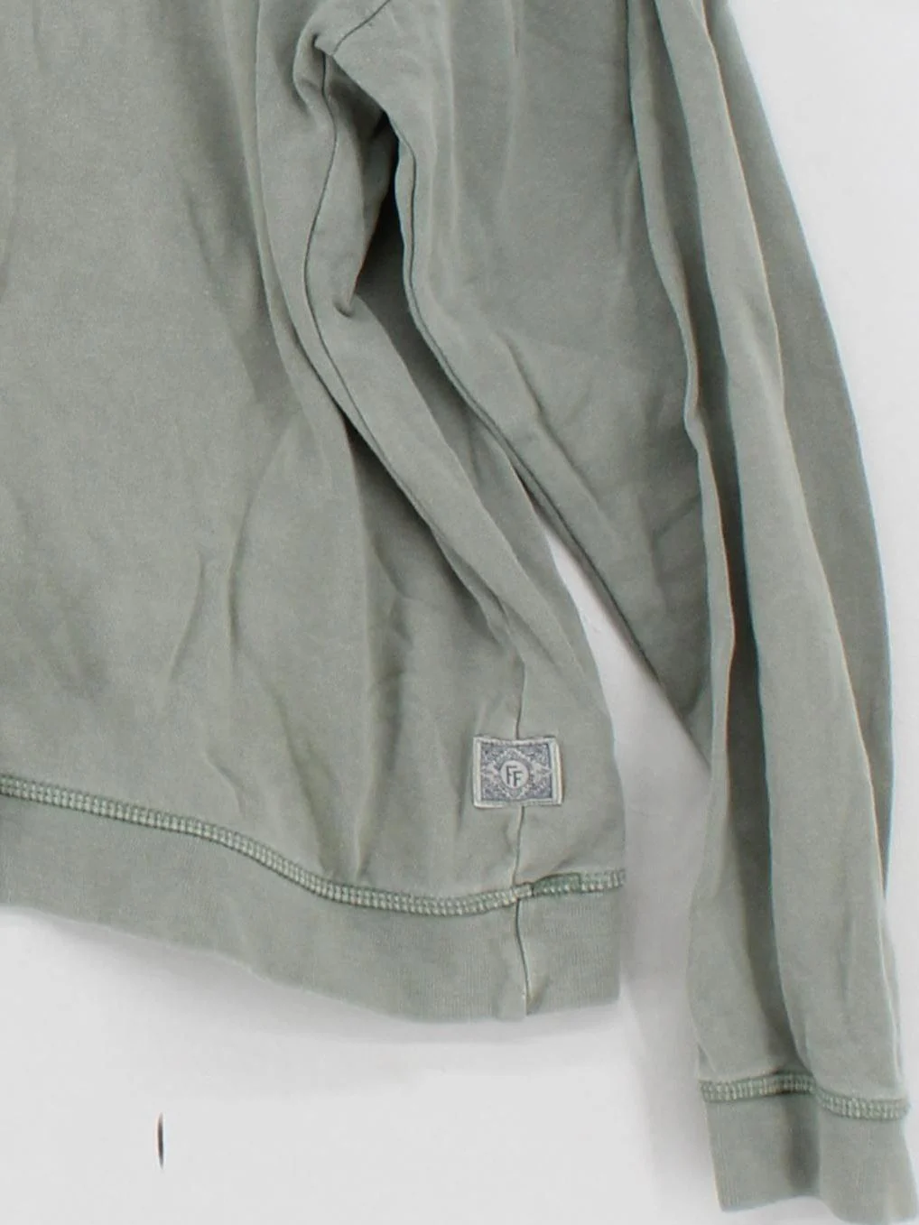 Fat Face Men's Hoodie L Green Cotton with Elastane Pullover - Image 4