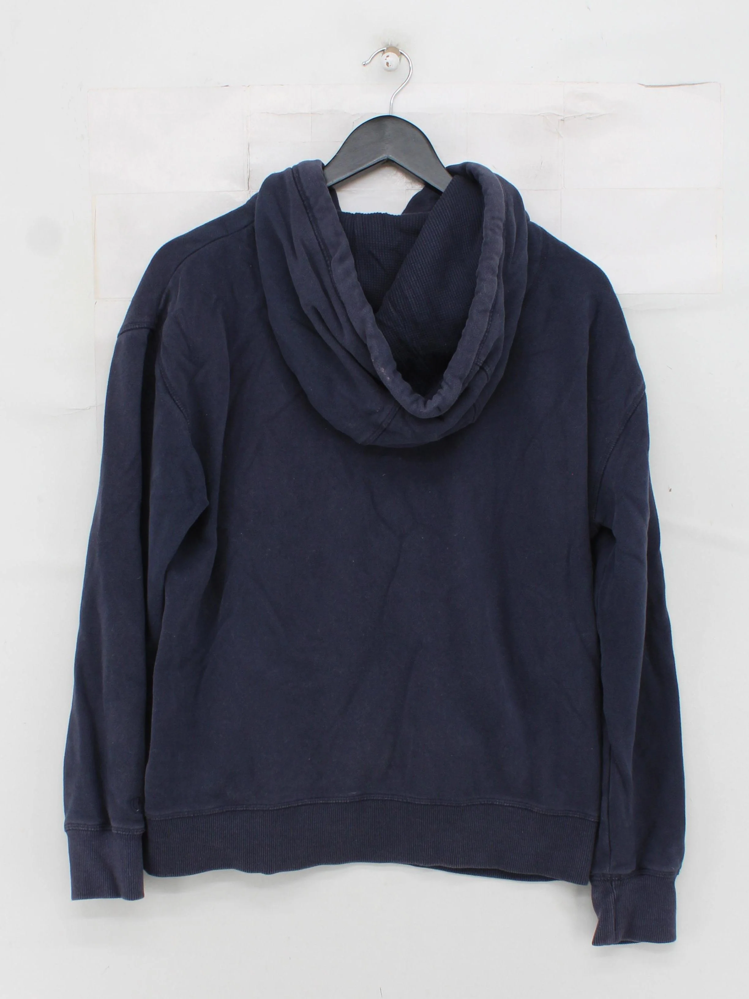Fat Face Men's Hoodie M Blue Cotton with Polyester Pullover - Image 2