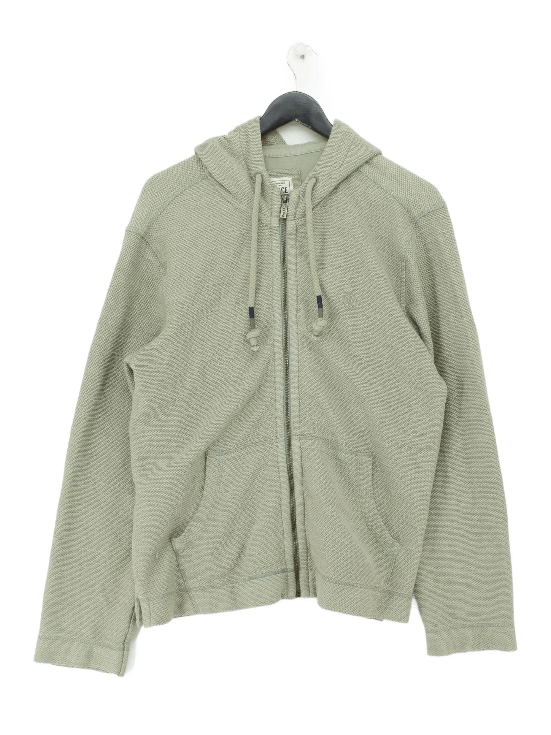 Fat Face Men's Hoodie M Green 100% Cotton Pullover